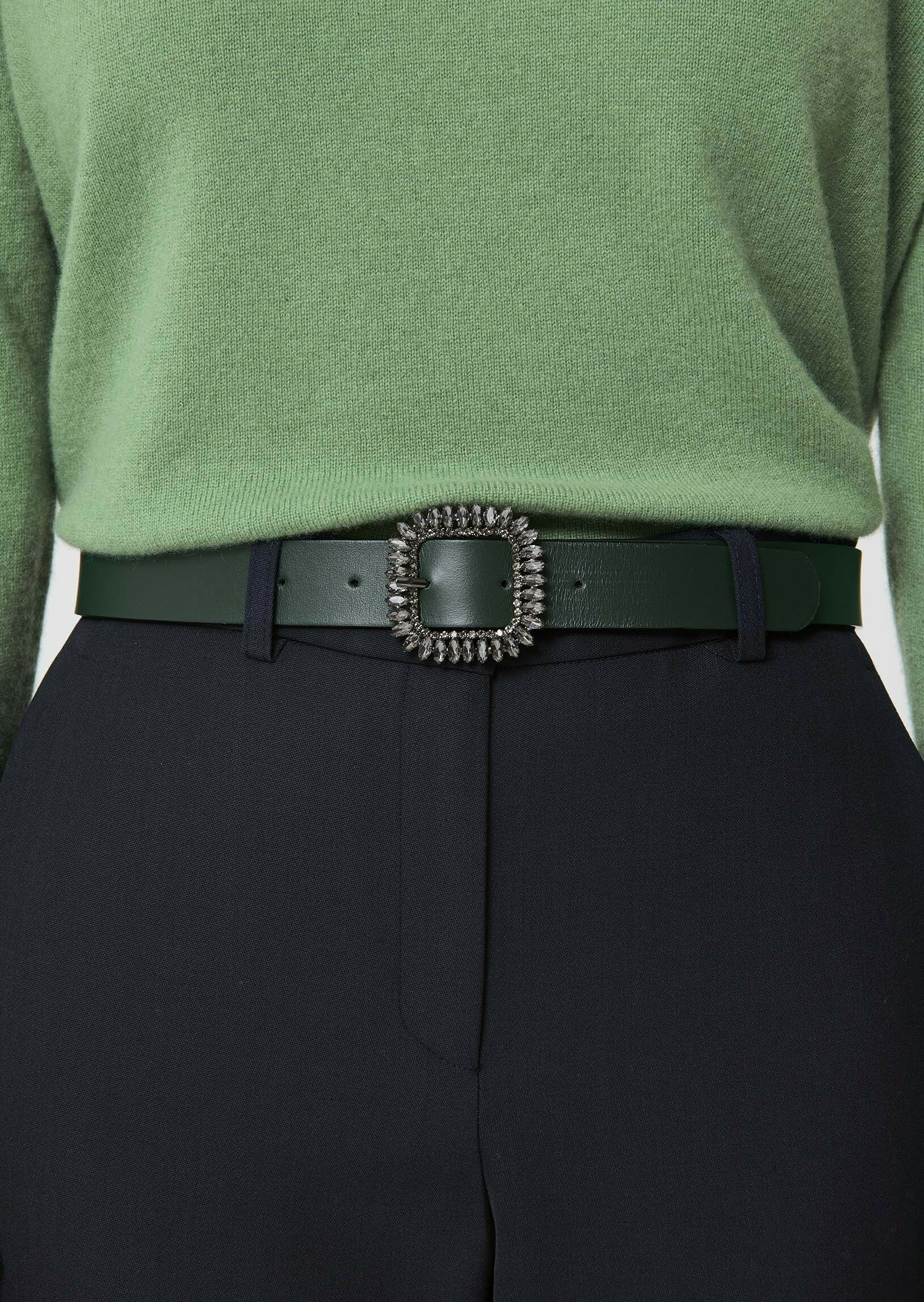 Ceinture Gigi-Cactus en Cuir De Vachette