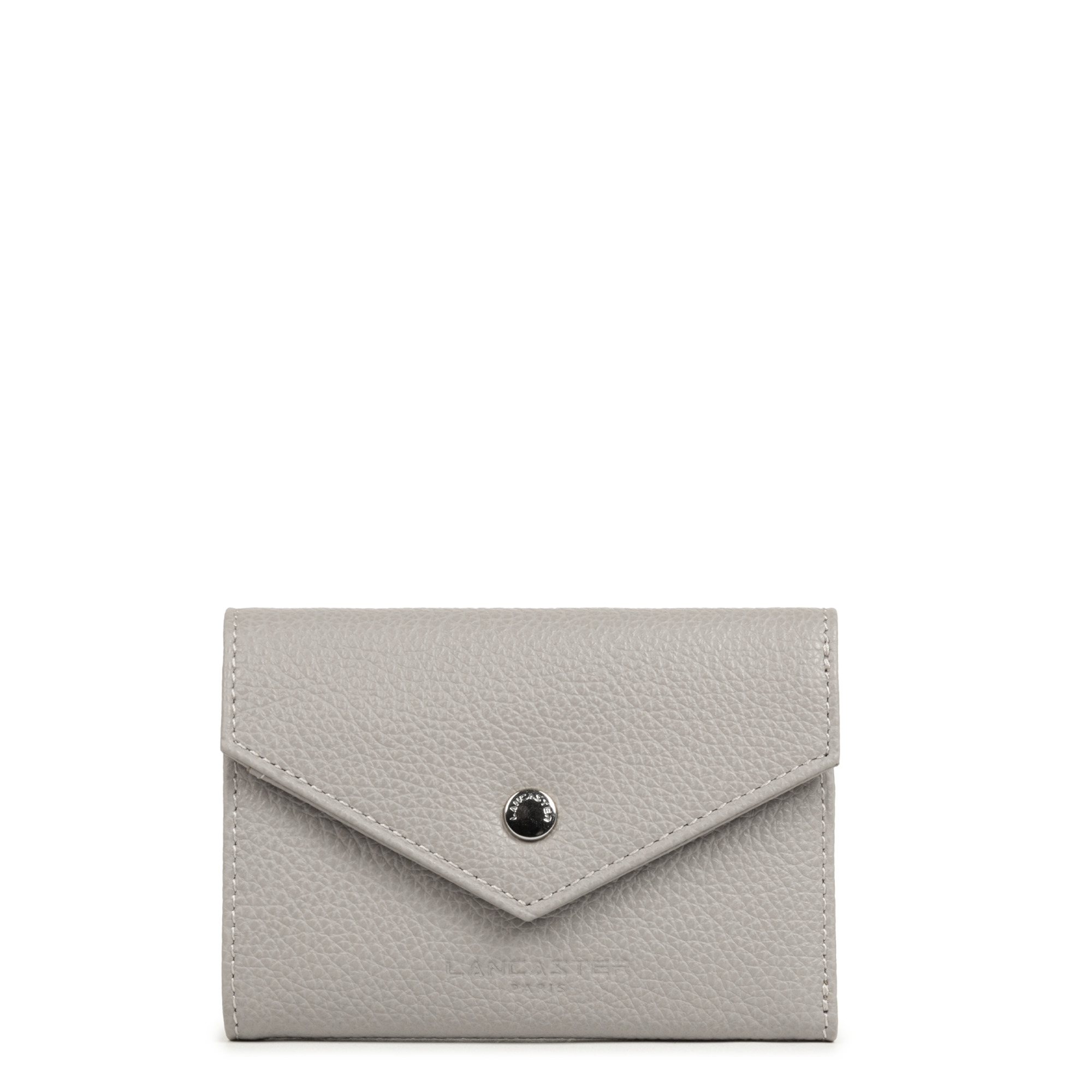 Porte-cartes A rabat avec pression Foulonné PM