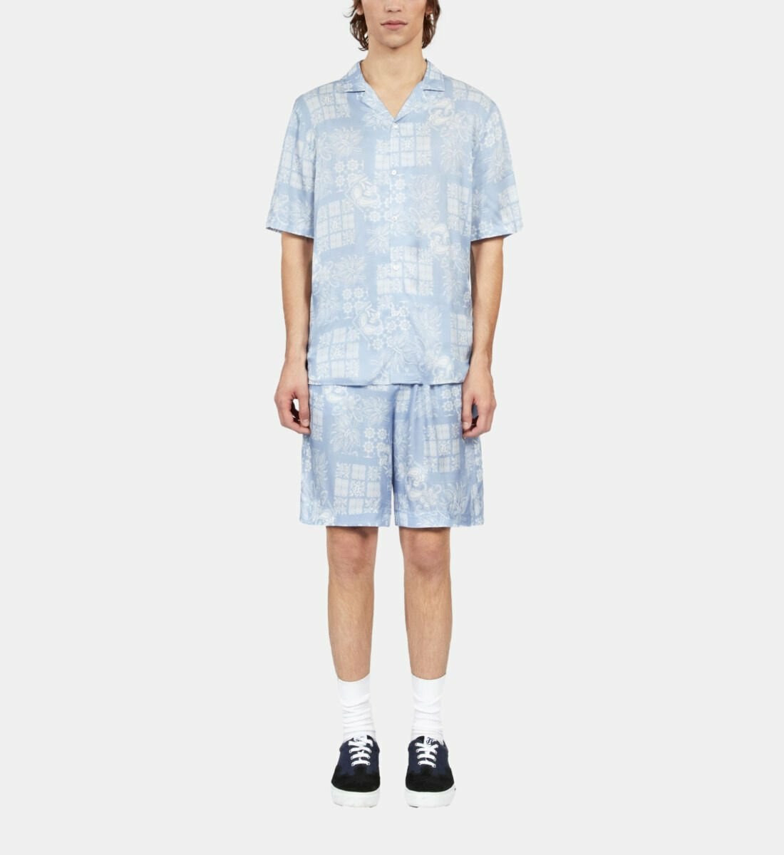 Chemise Imprimée Manches Courtes Homme