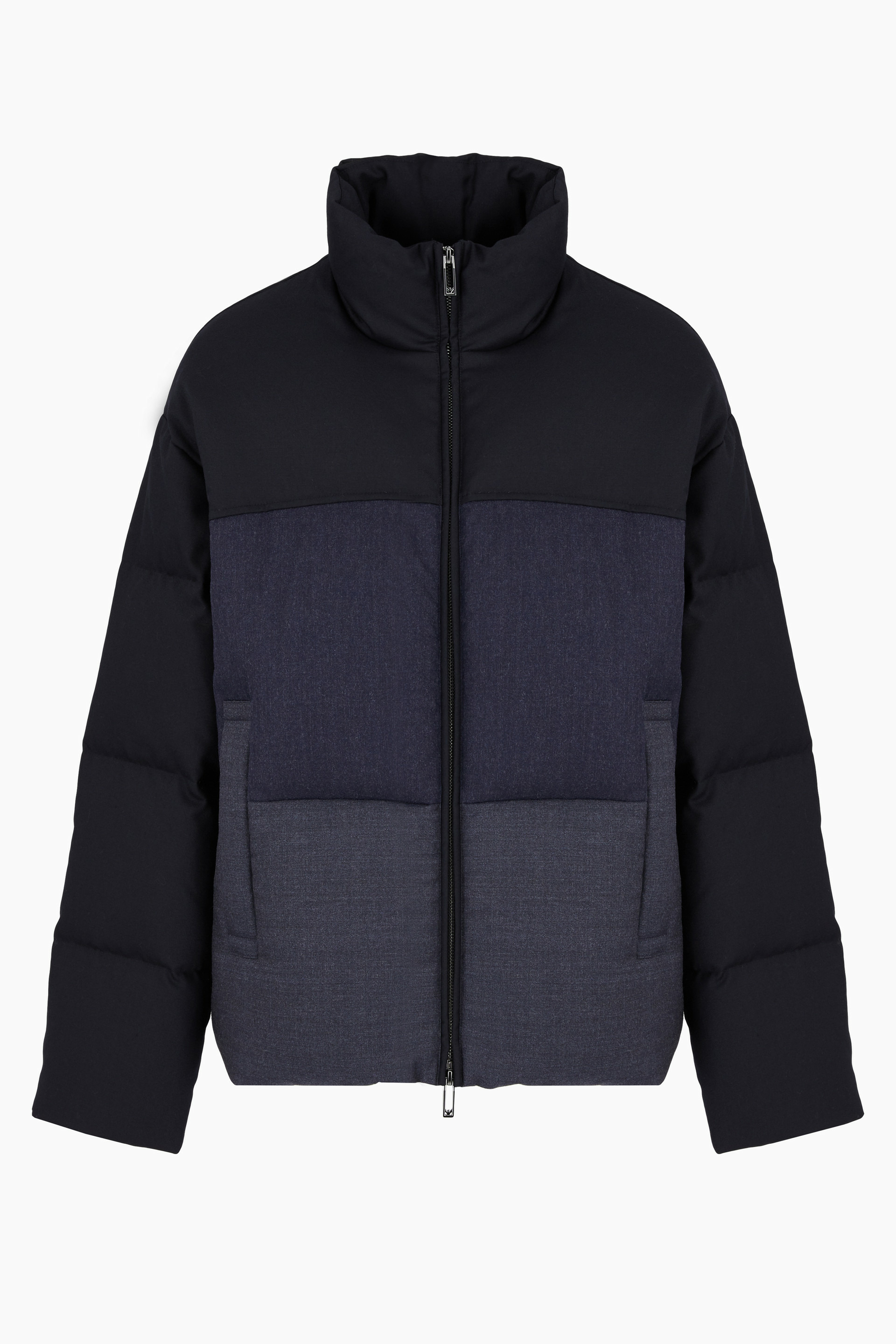 Doudoune - bleu marine à blocs