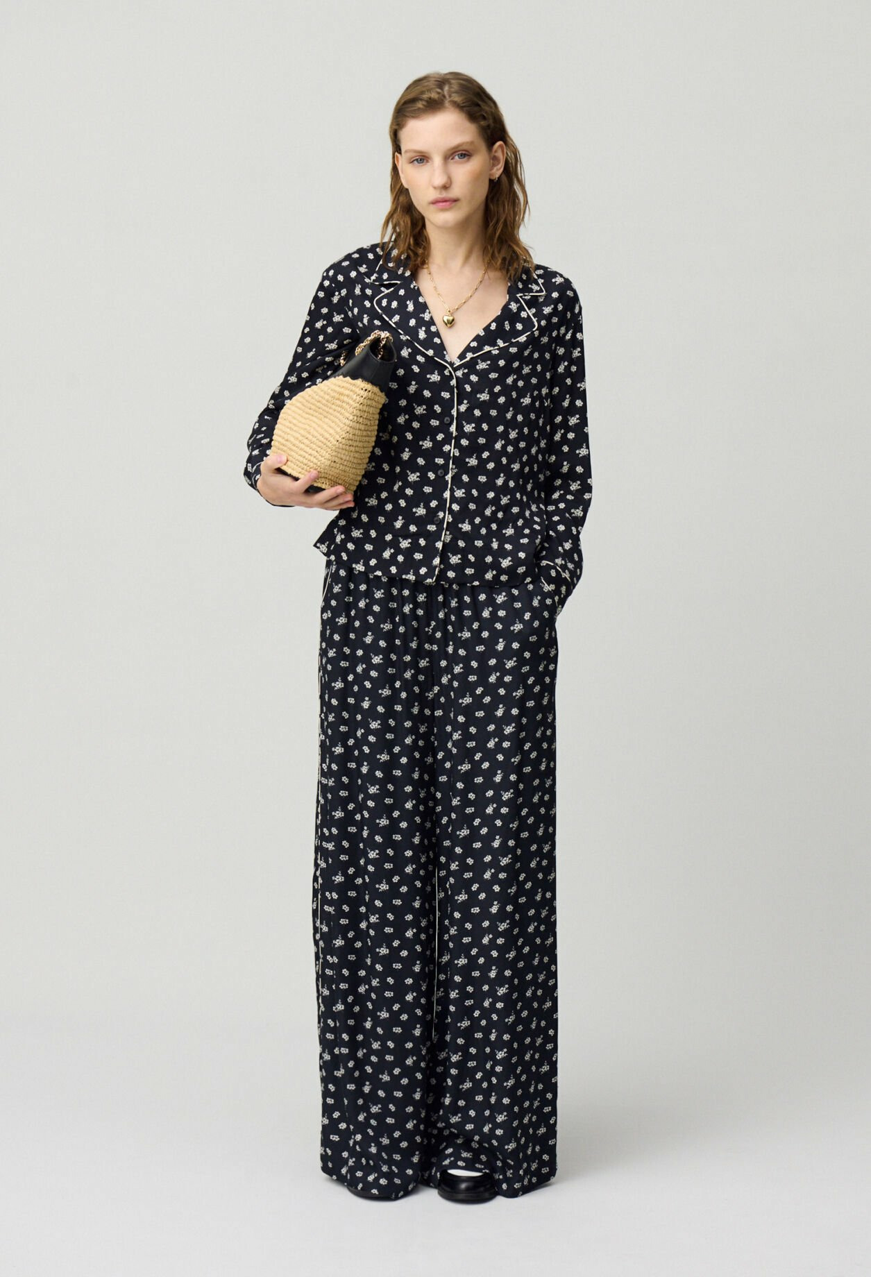 Chemise fluide courte