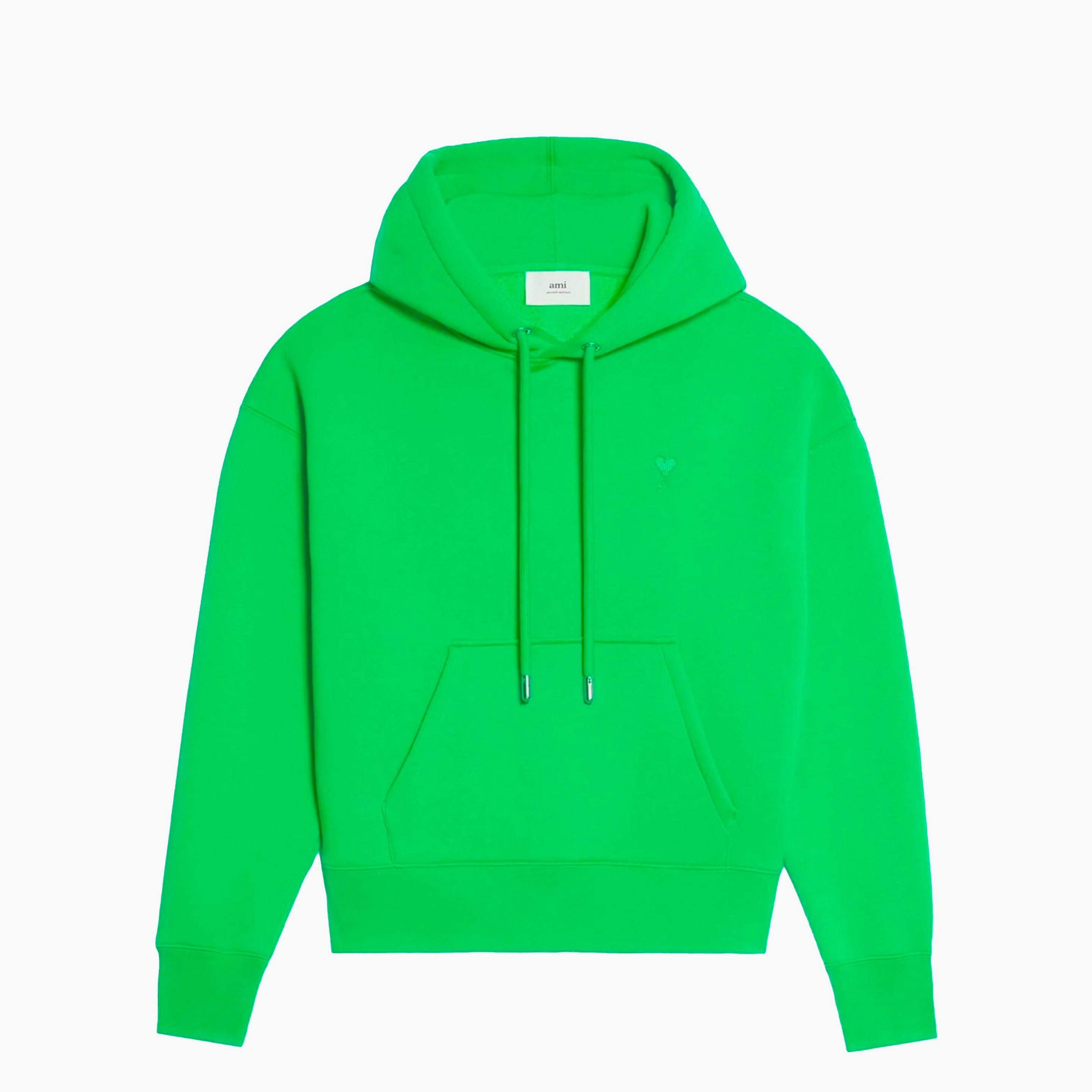 Ami Paris Hoodie Ami de Coeur Vert