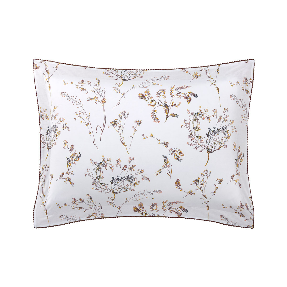 Yves Delorme - Taie d'oreiller en batiste de coton violet, Fugues