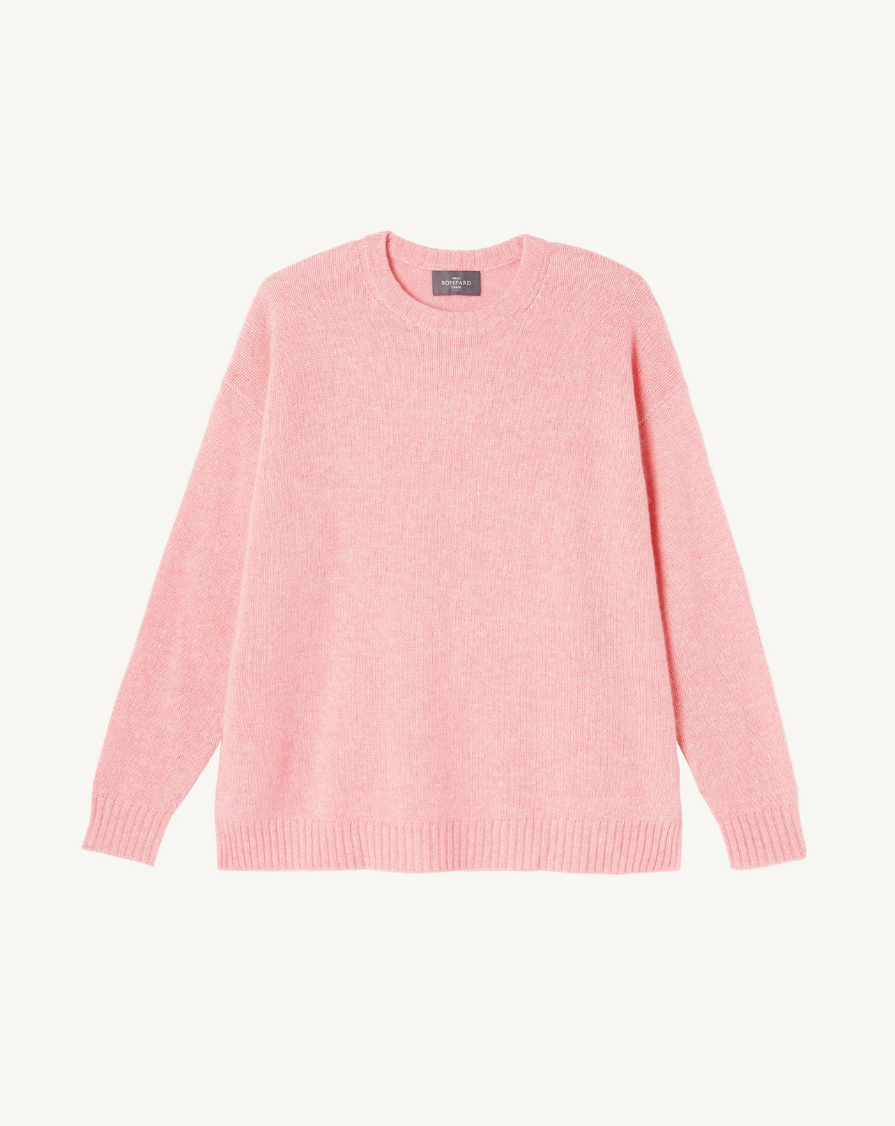 Pull col rond ample - Femme - ROSE RETRO