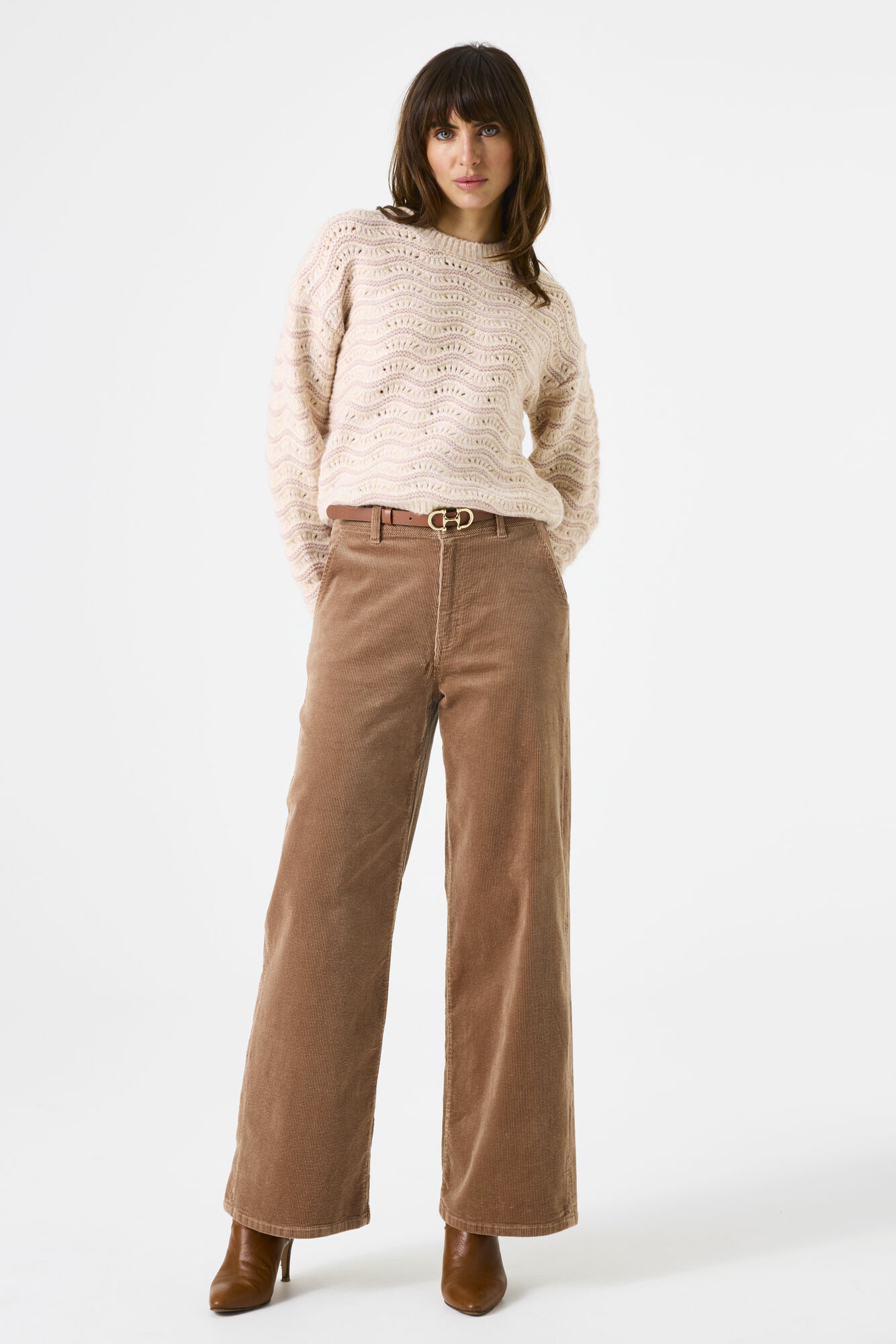 Women Pants Brown