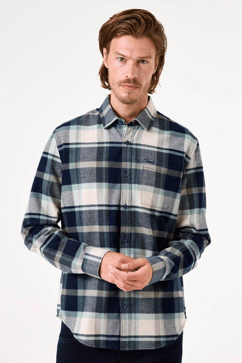 Men Shirt Brown
