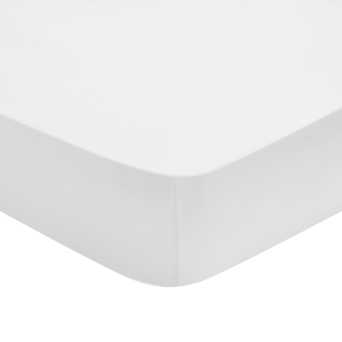 Drap Housse Influence Percale Blanc