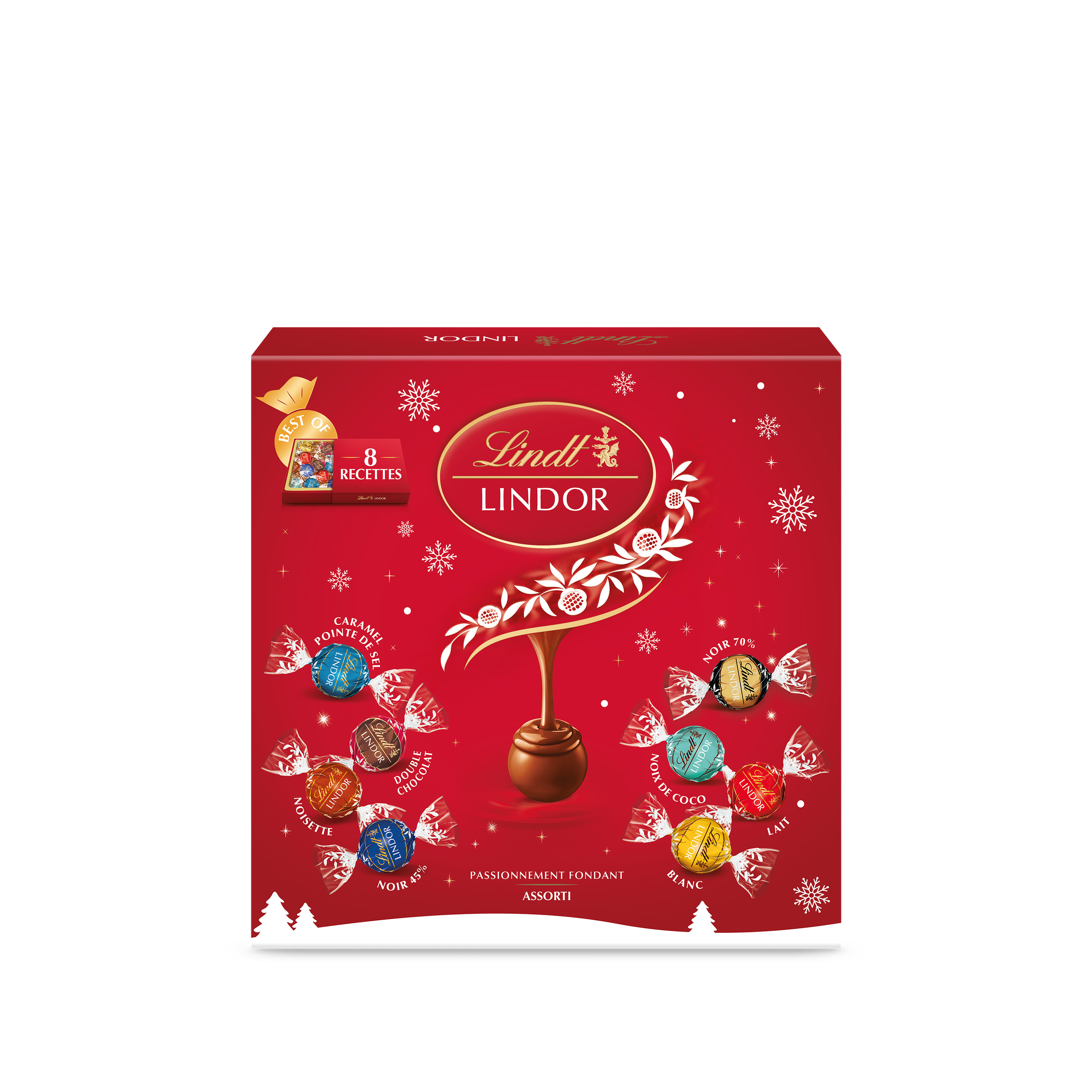 LINDOR BOITE PARTAGE BEST OF 371G
