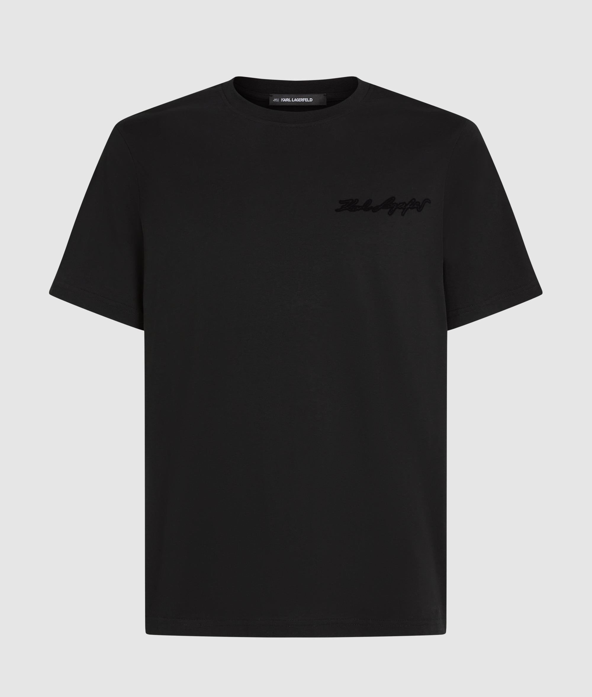 SGNTR FLOCK PRINT T-SHIRT