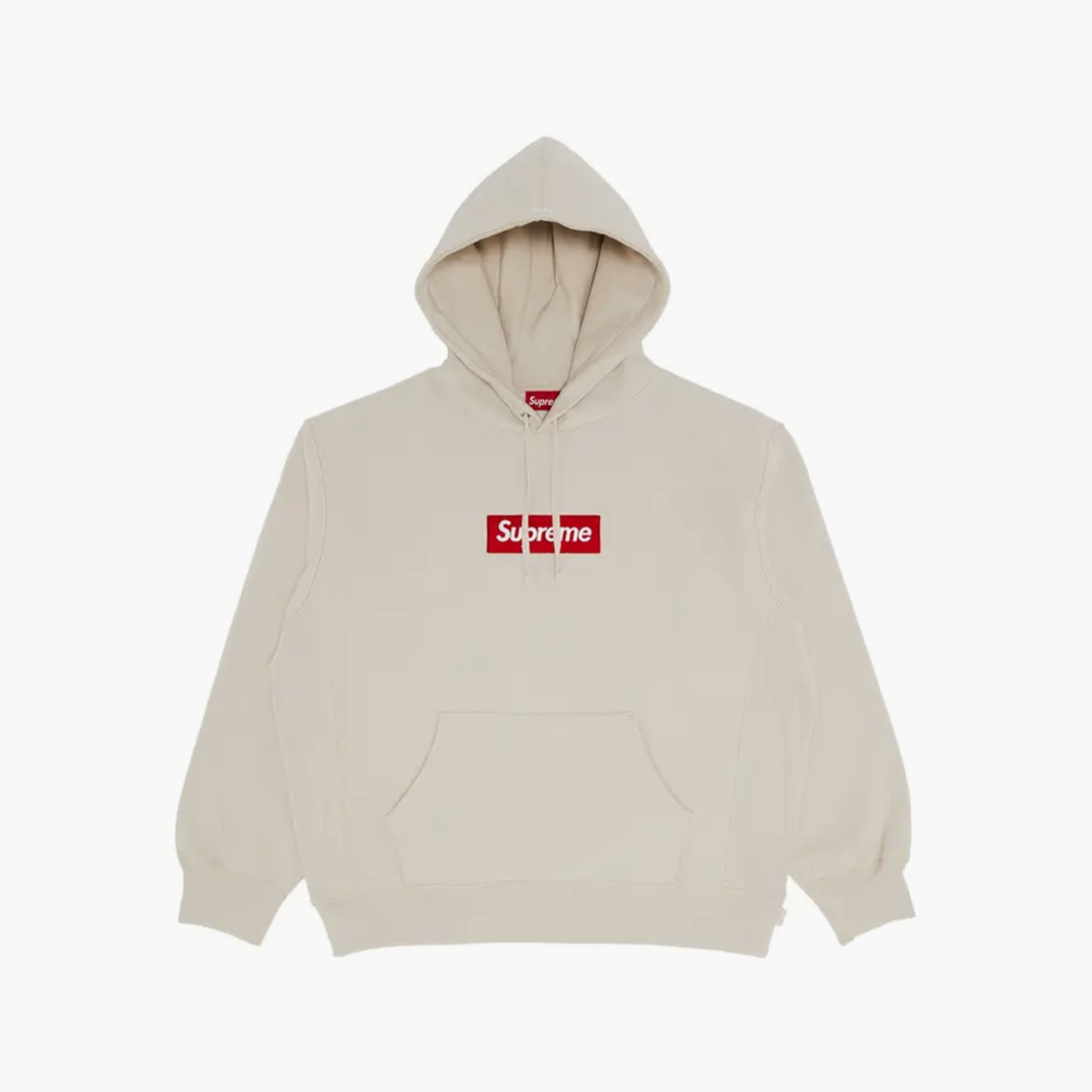 Supreme Hoodie - Box Logo - Beige