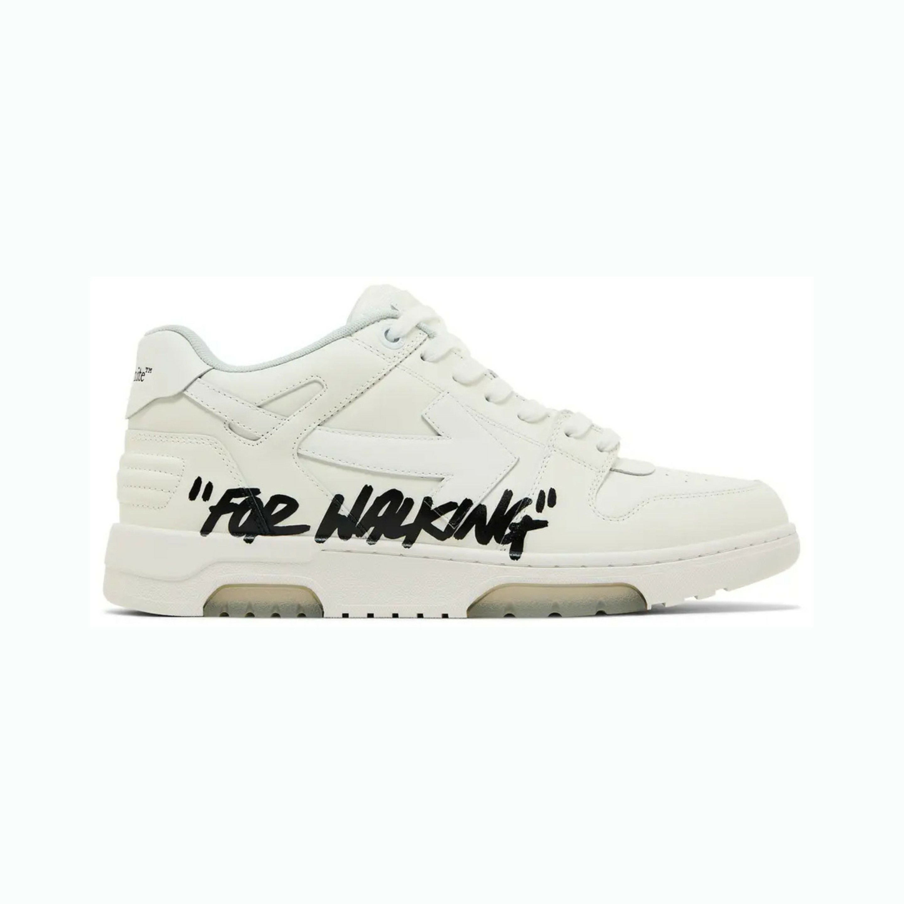 Off-White Out Of Office OOO  Low Tops For Walking White Black
