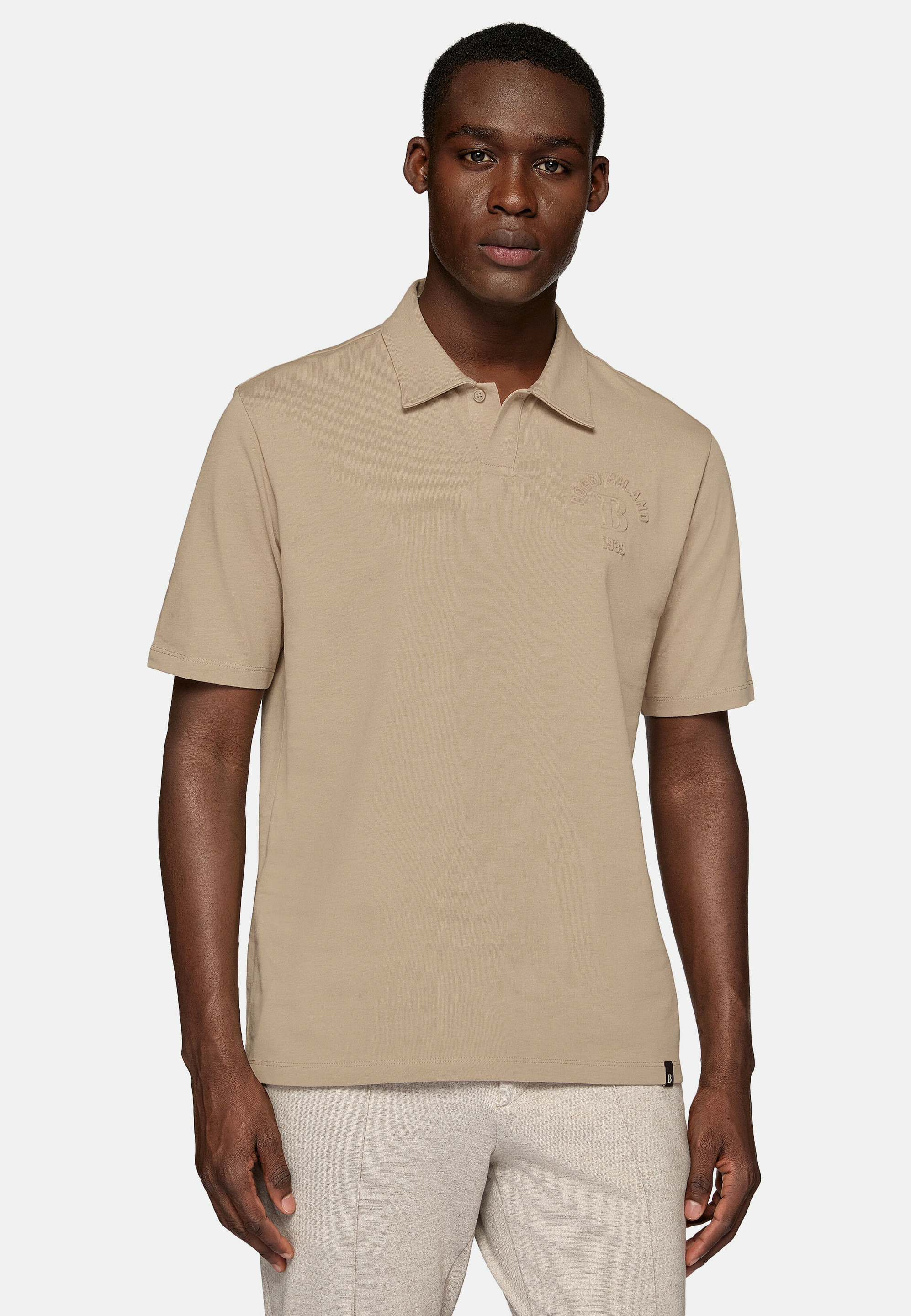 Polo En Mélange De Jersey Et Coton Bio