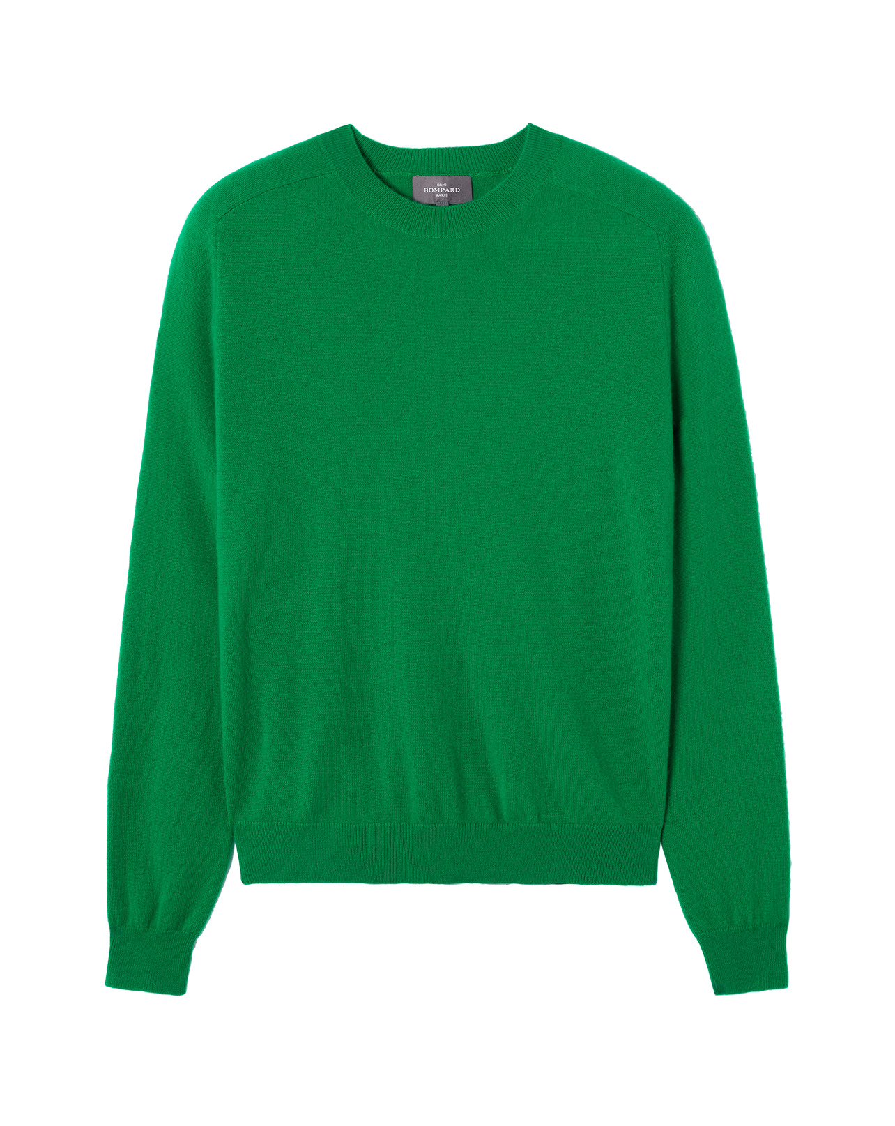 Pull col rond manches marteau - Homme - VERT CAROUBY