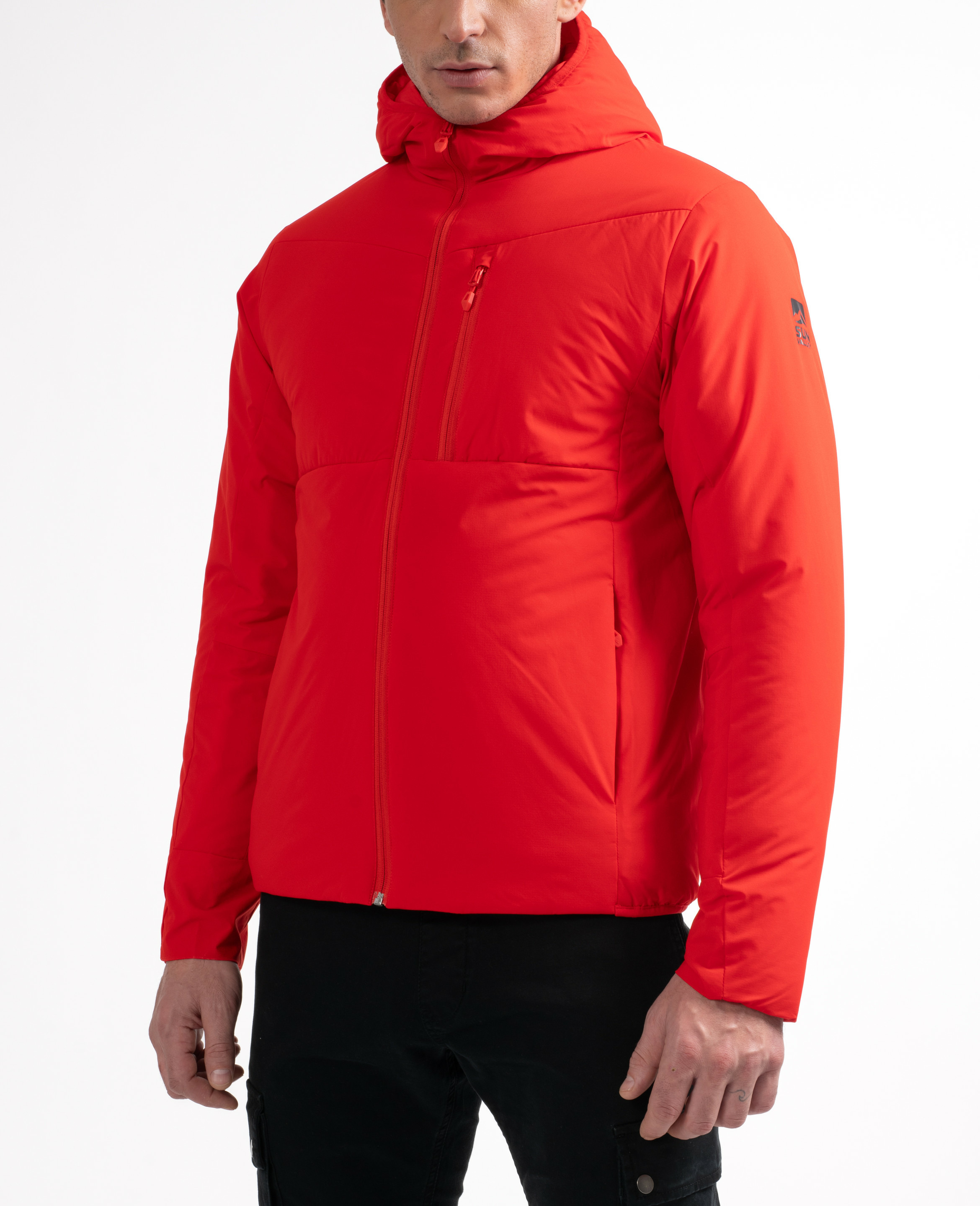 Veste isolante à capuche