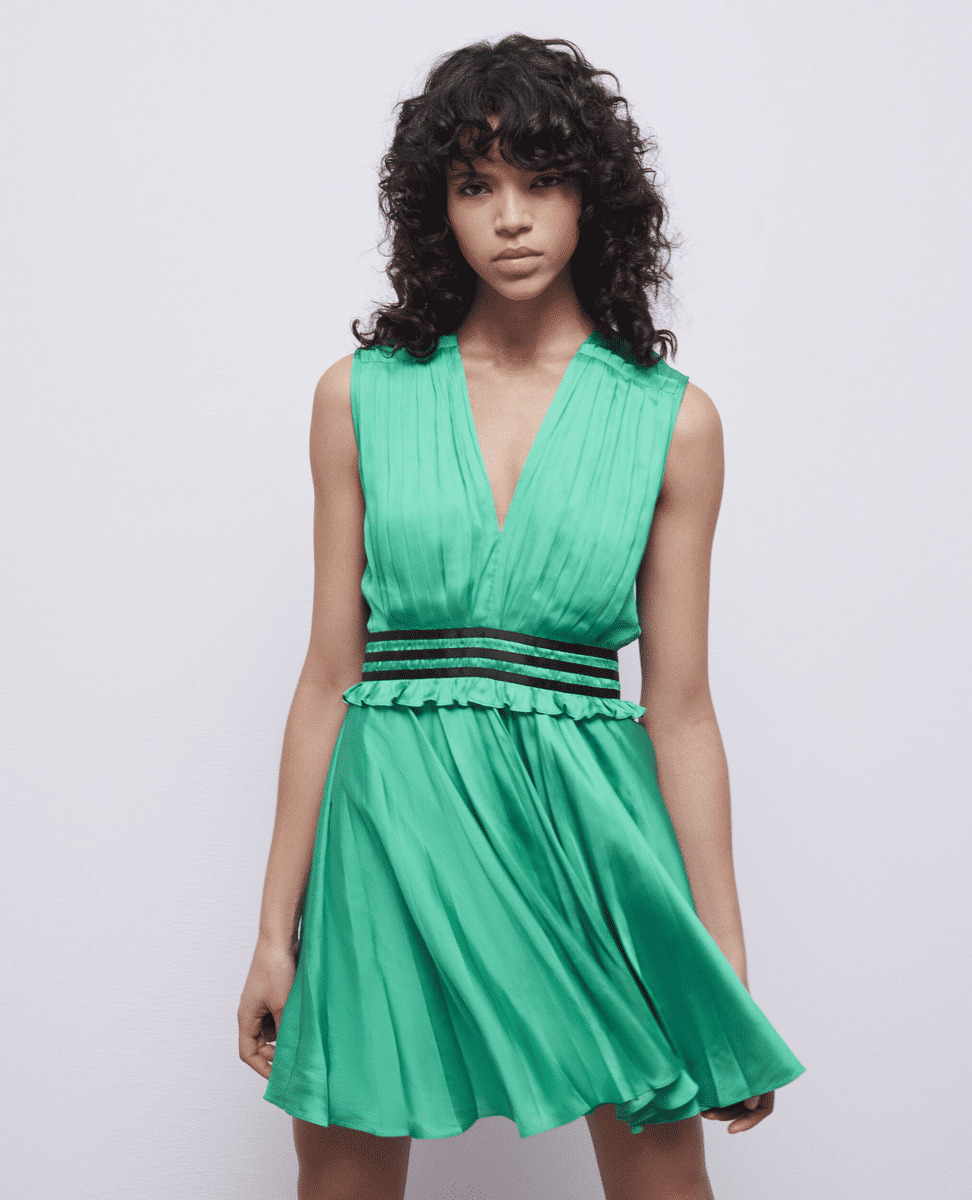 Robe Courte Sans Manche Femme
