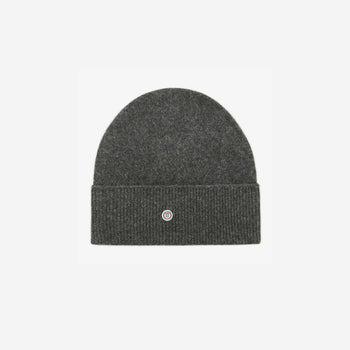 Bonnet en laine gris anthracite