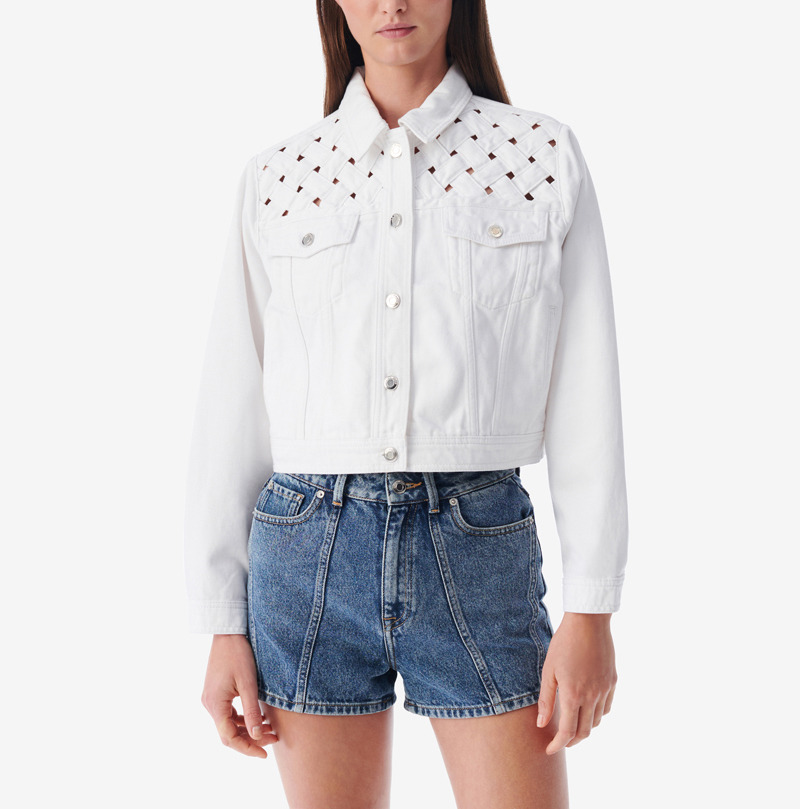 Veste Raccourcie En Jean Ubaldo