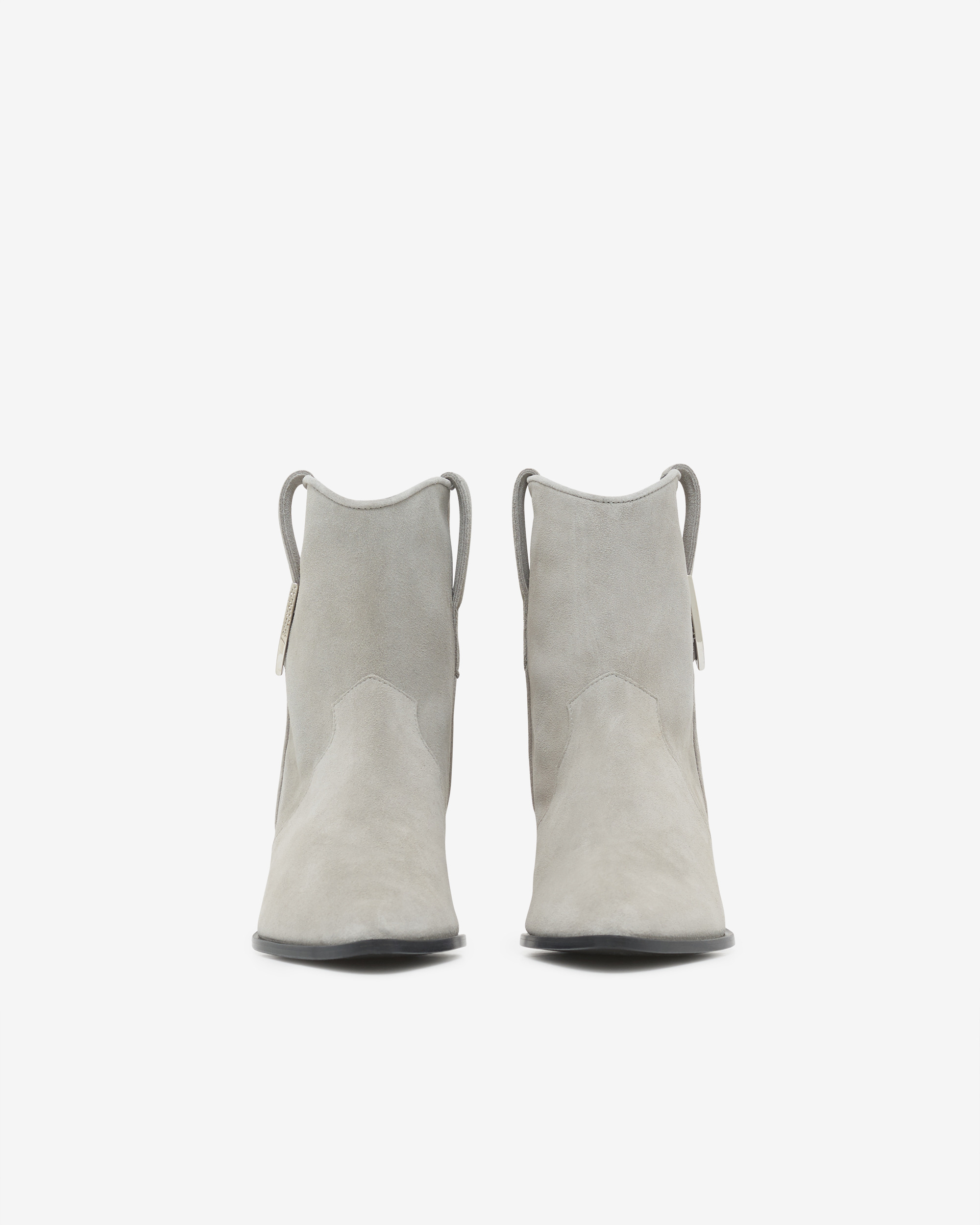 Bottines En Cuir Opale Suede