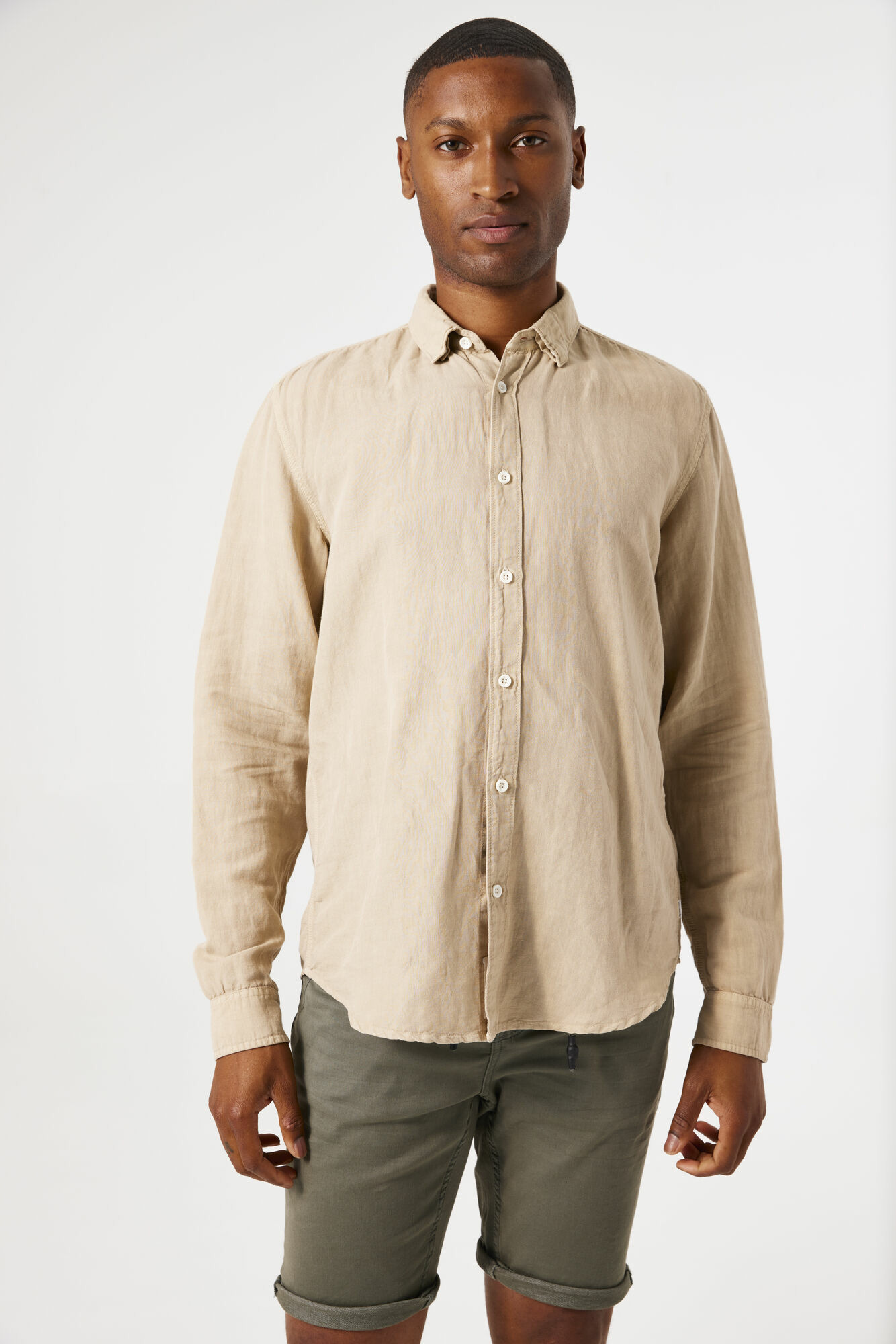 Men Shirt Brown