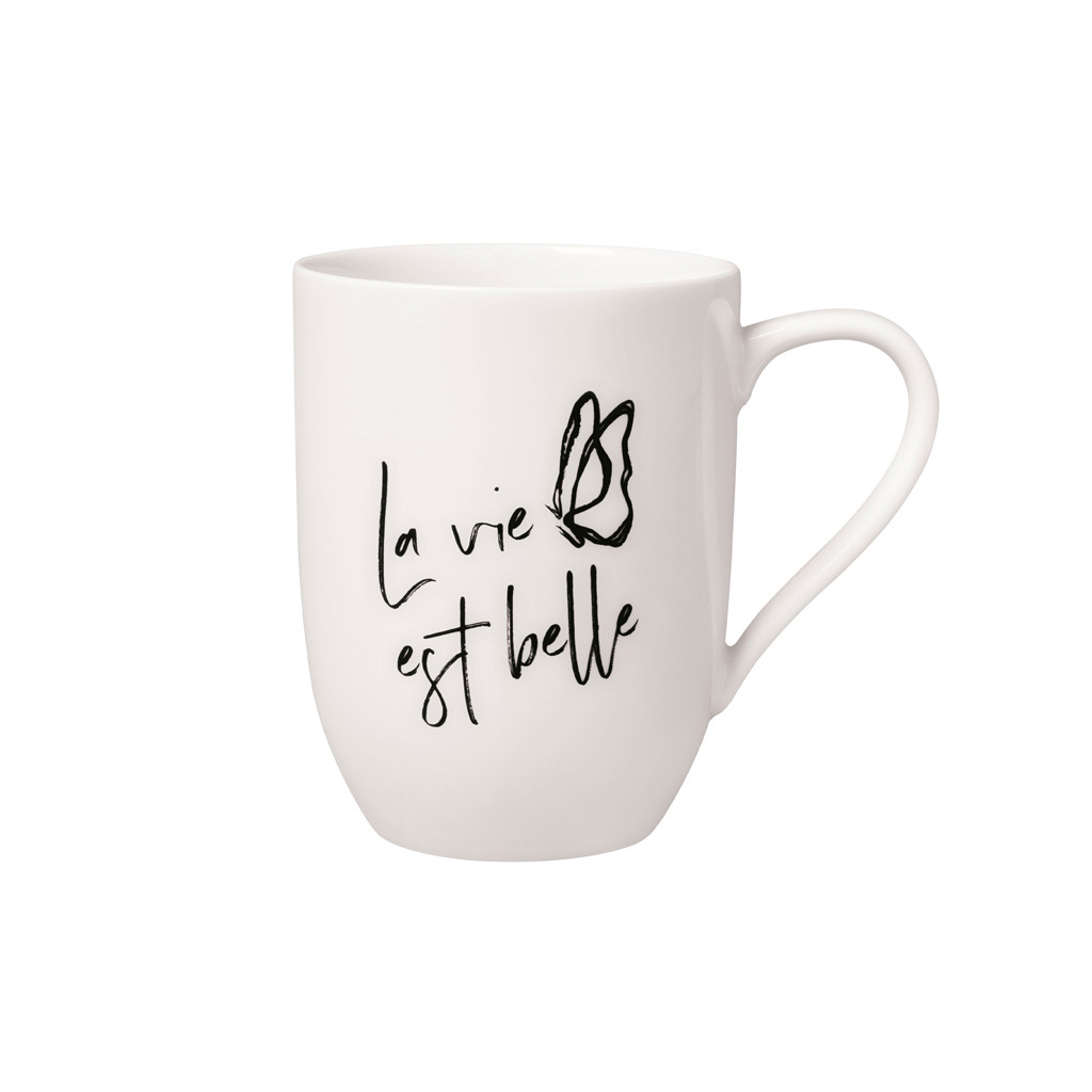Statement mug La vie est belle, 280 ml