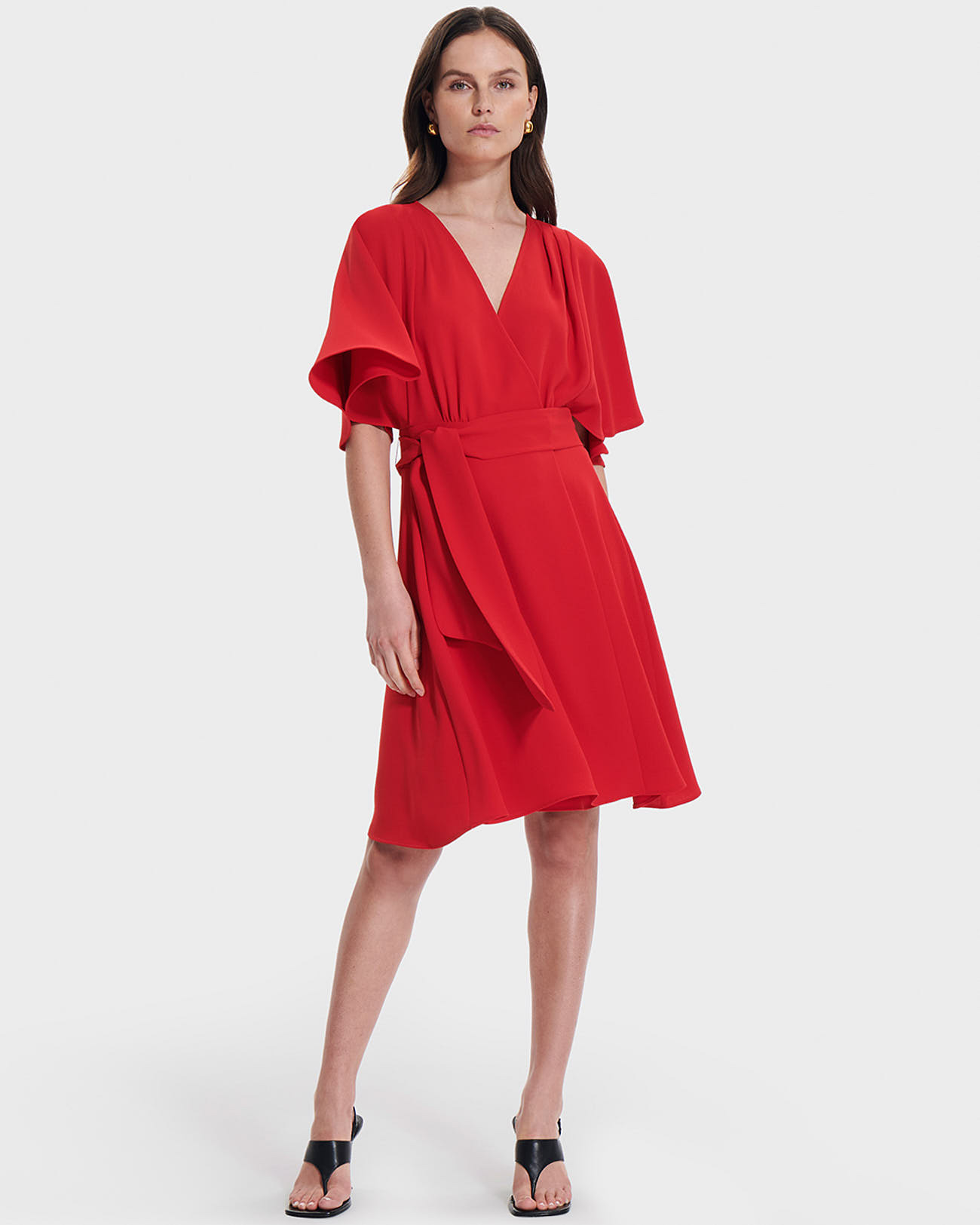Robe Russel Rouge en Polyester