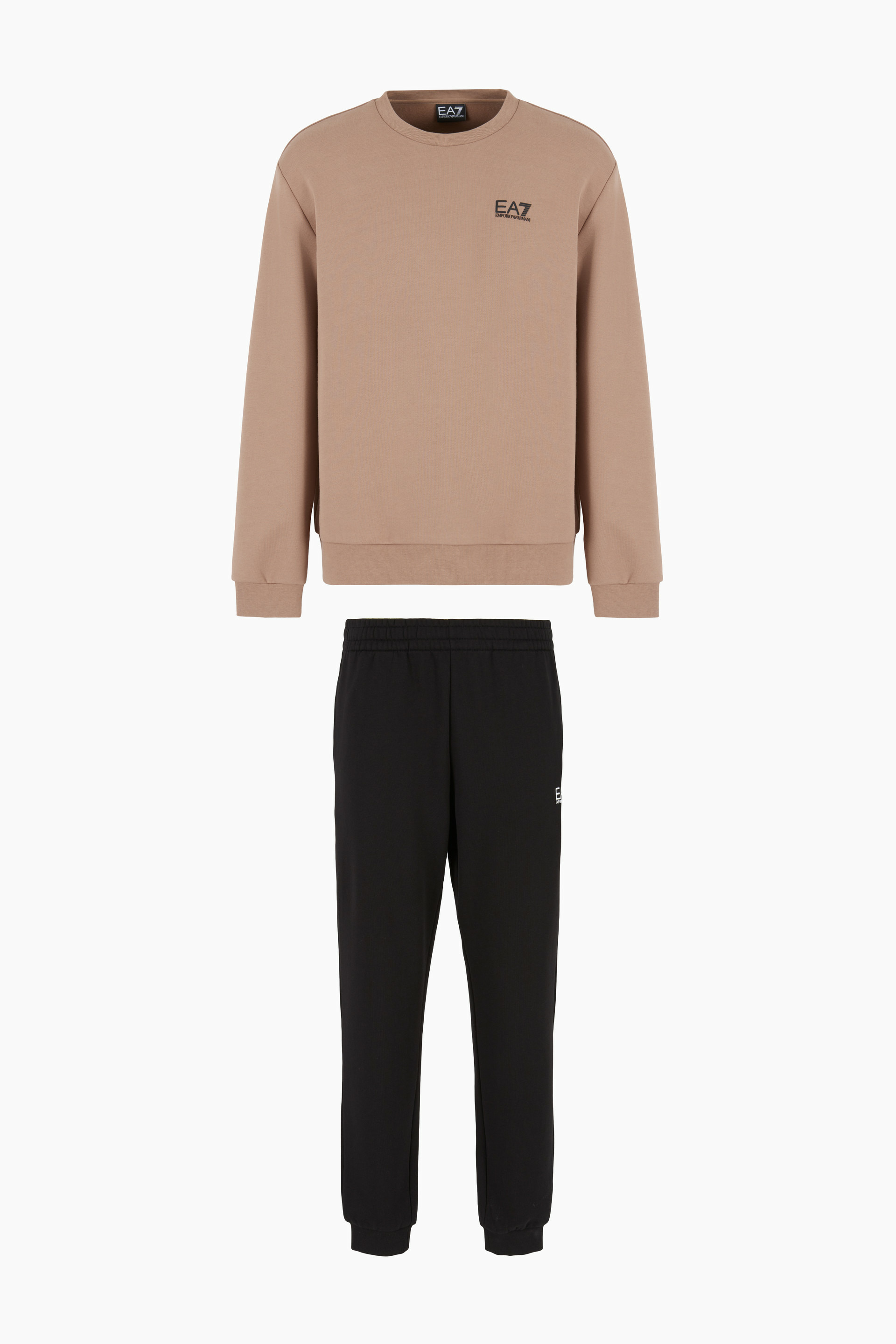 Tuta sportiva-marron/noir