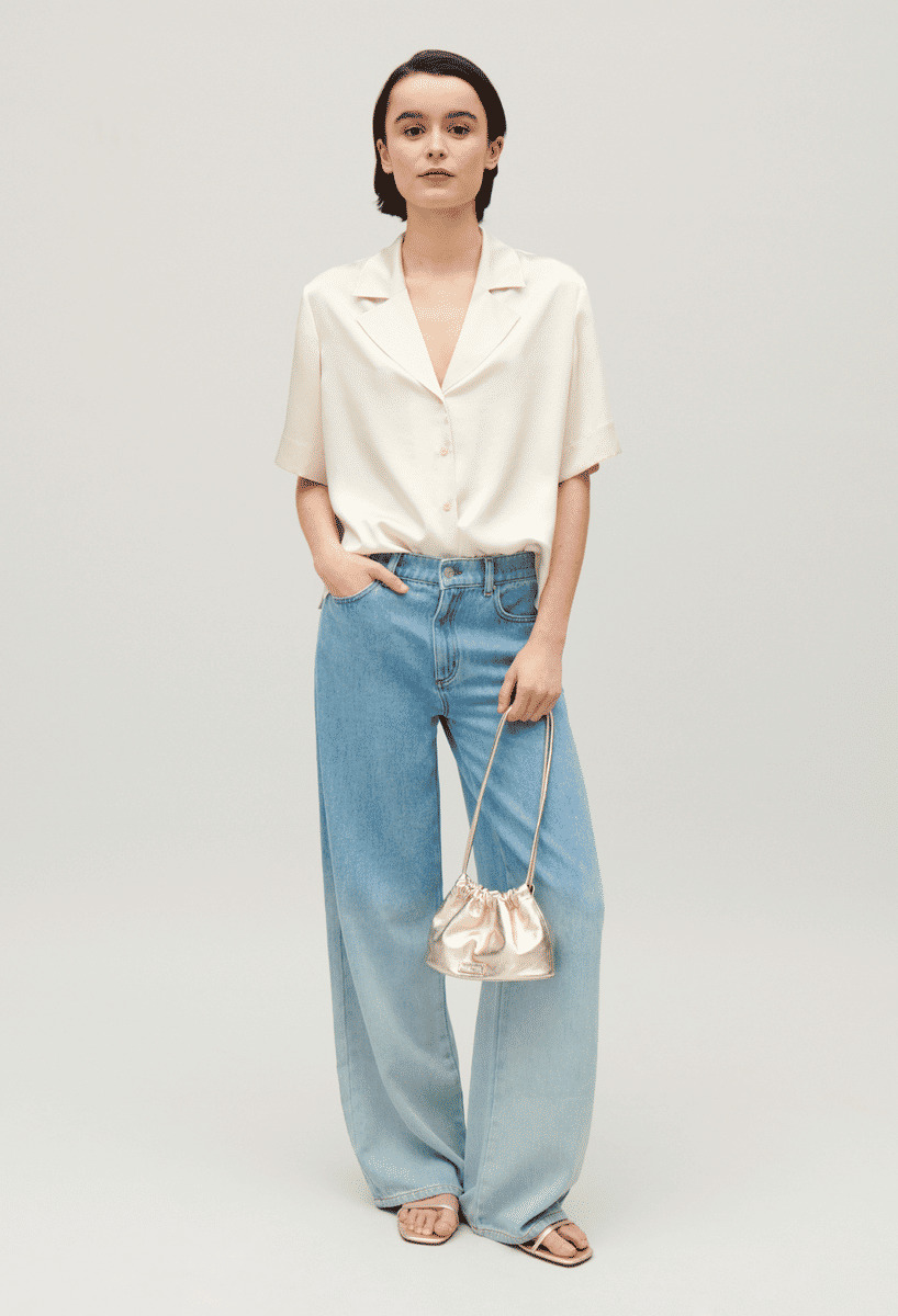 Chemise fluide manches courtes