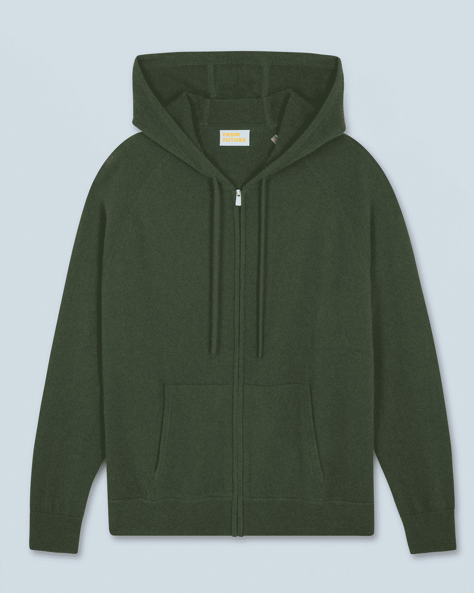 Pull Hoodie Zippé Basique