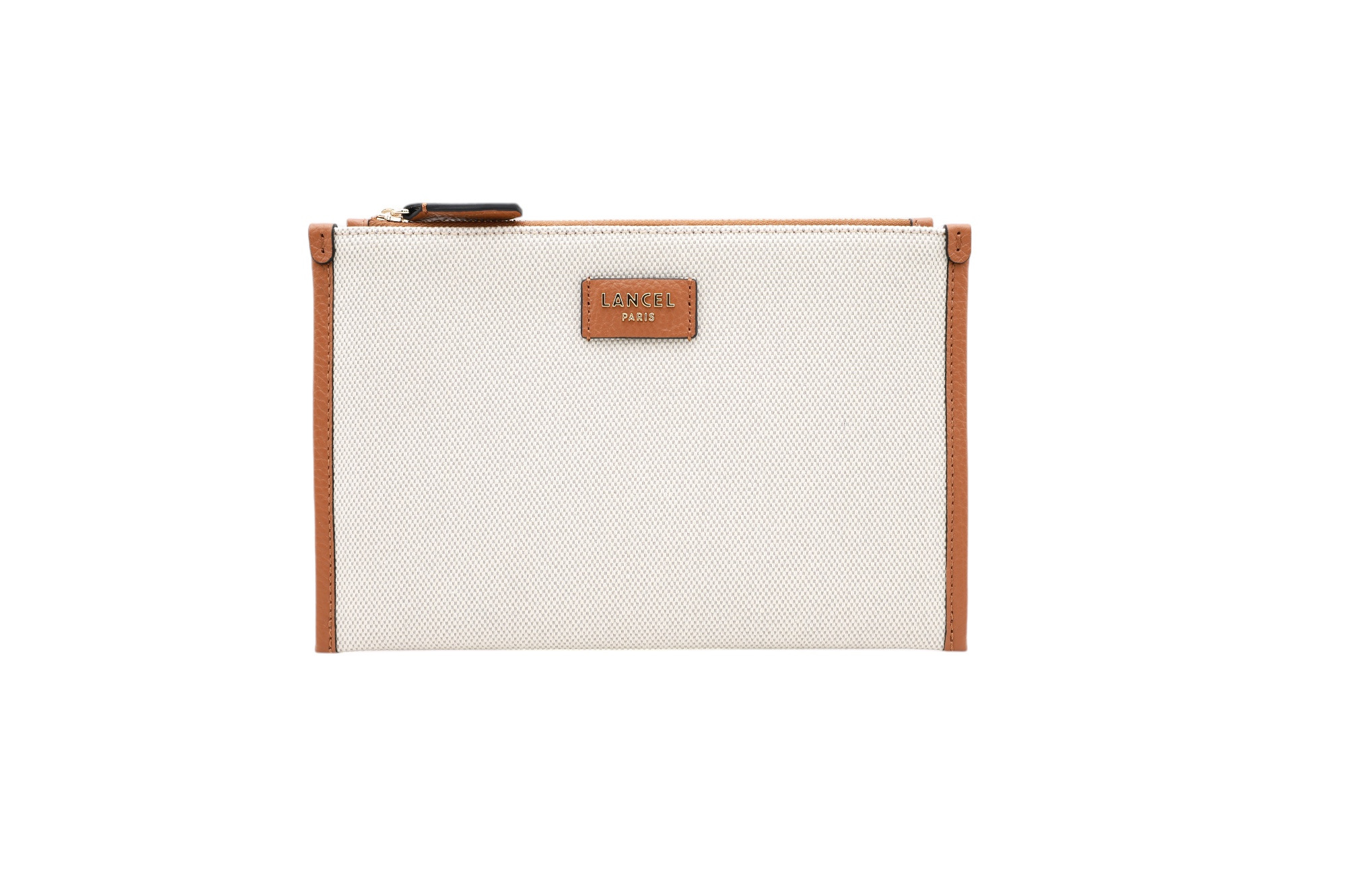 Lettrine De Lancel - Pochette Zippee S - Camel