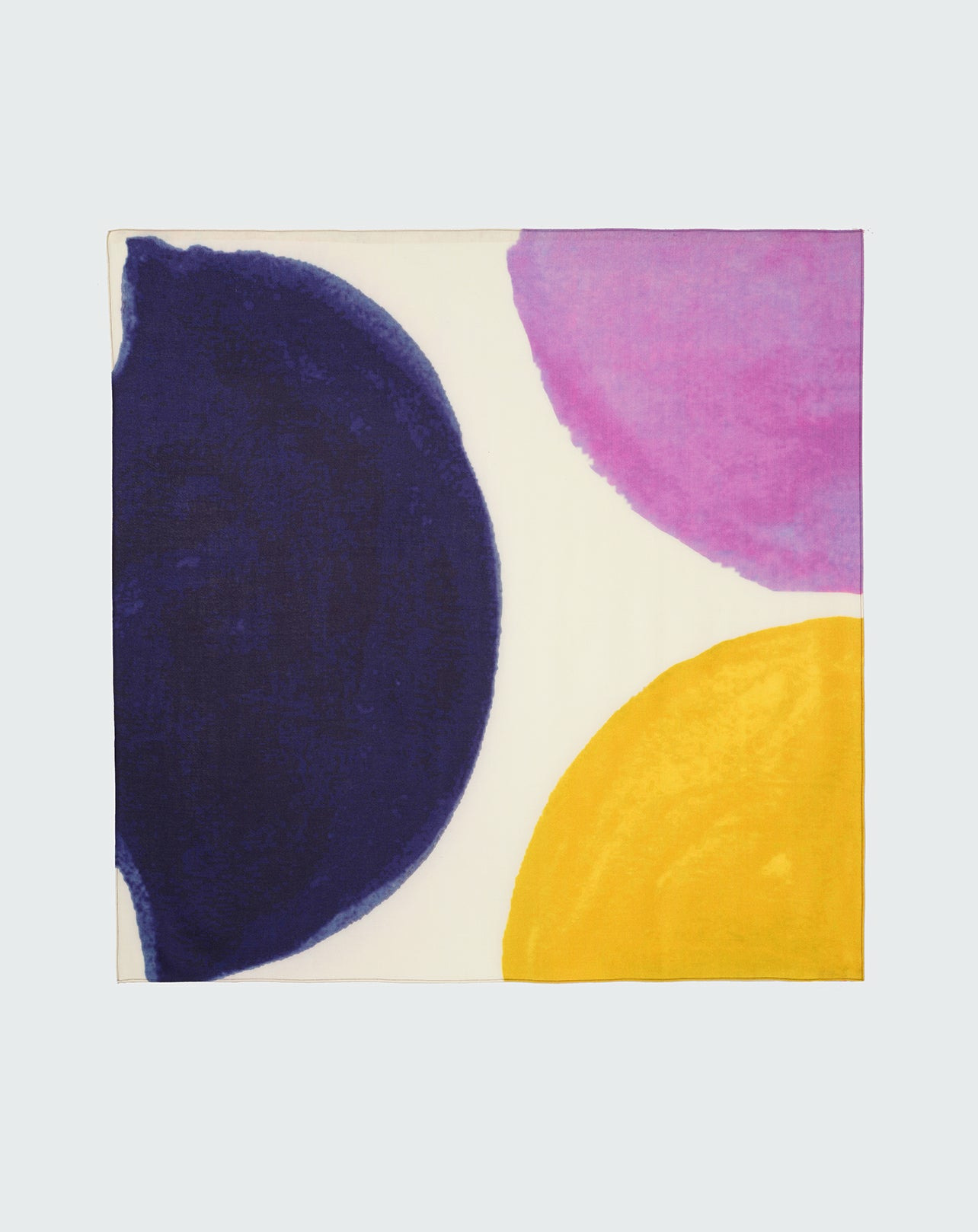 Carré imprimé éclipse - Accessoire - PRUNELLIER/JAUNE D'OR