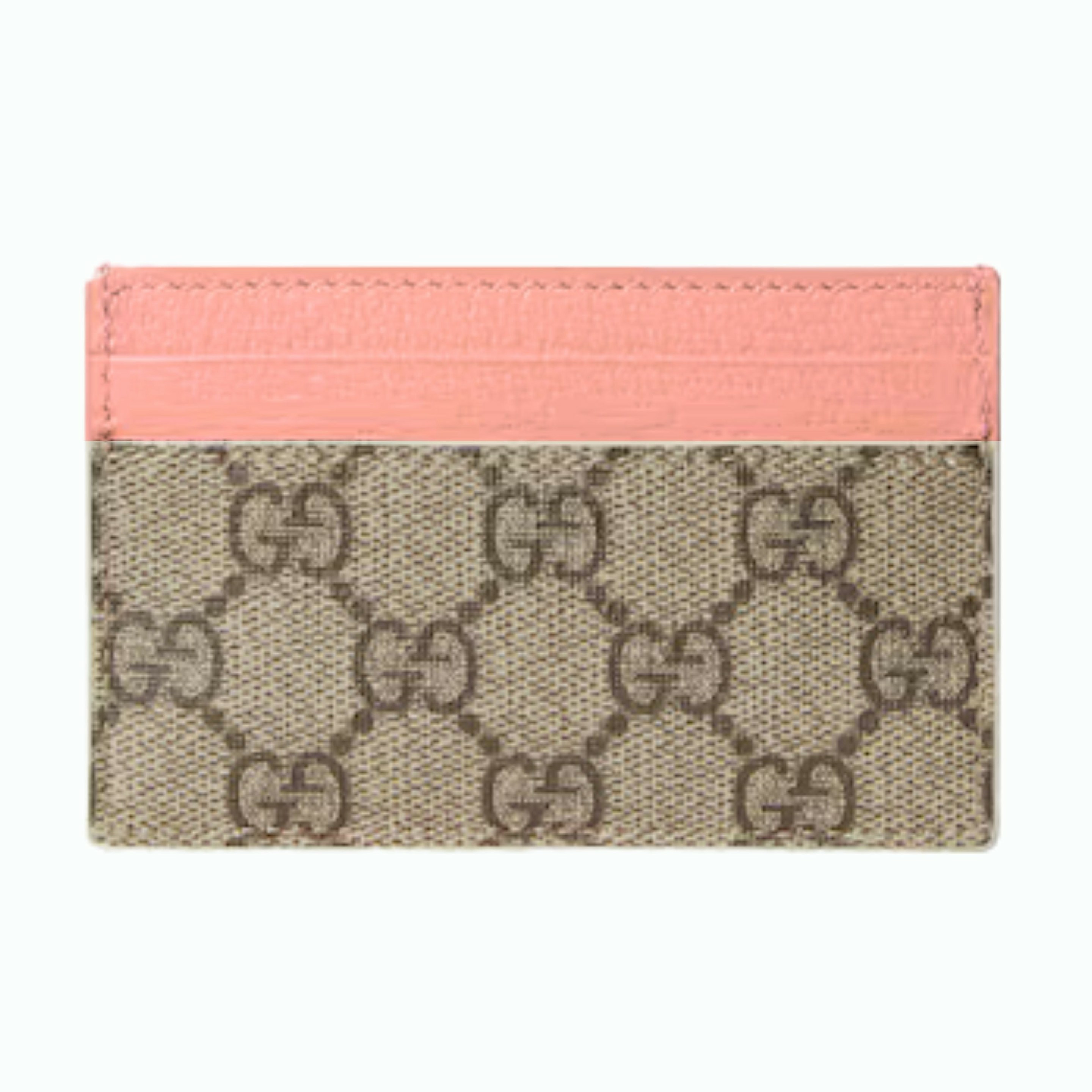 Gucci Porte-carte GG Beige Rose
