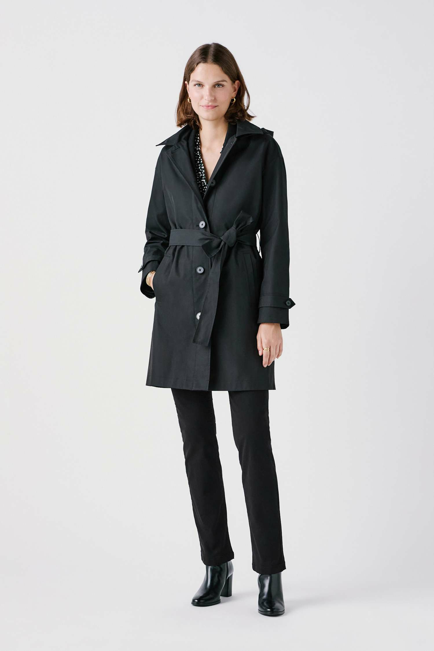 Trench gabardine