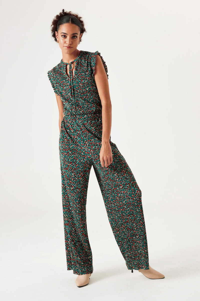 Women Pants Green