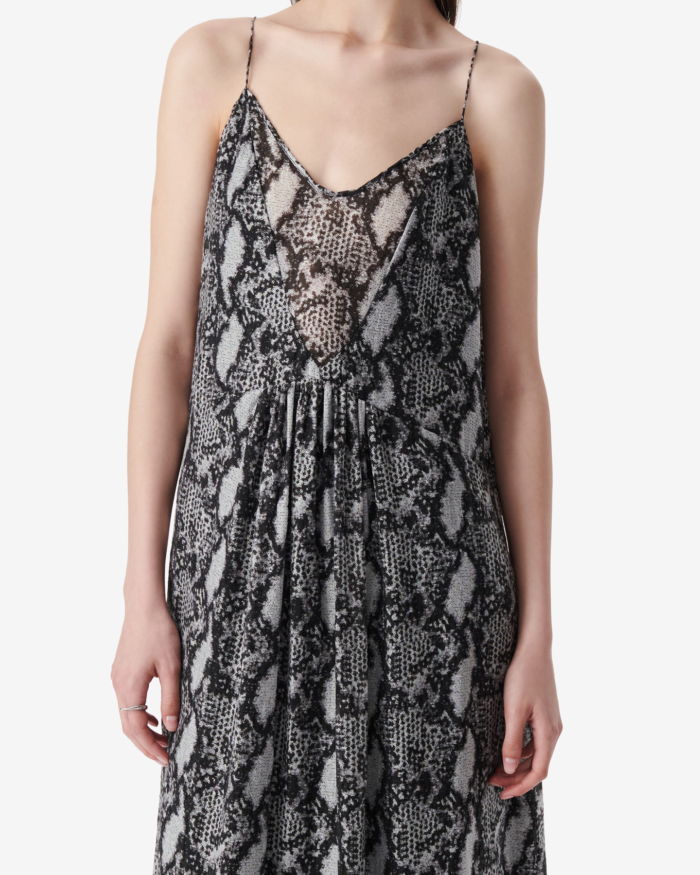 Robe Longue À Imprimé