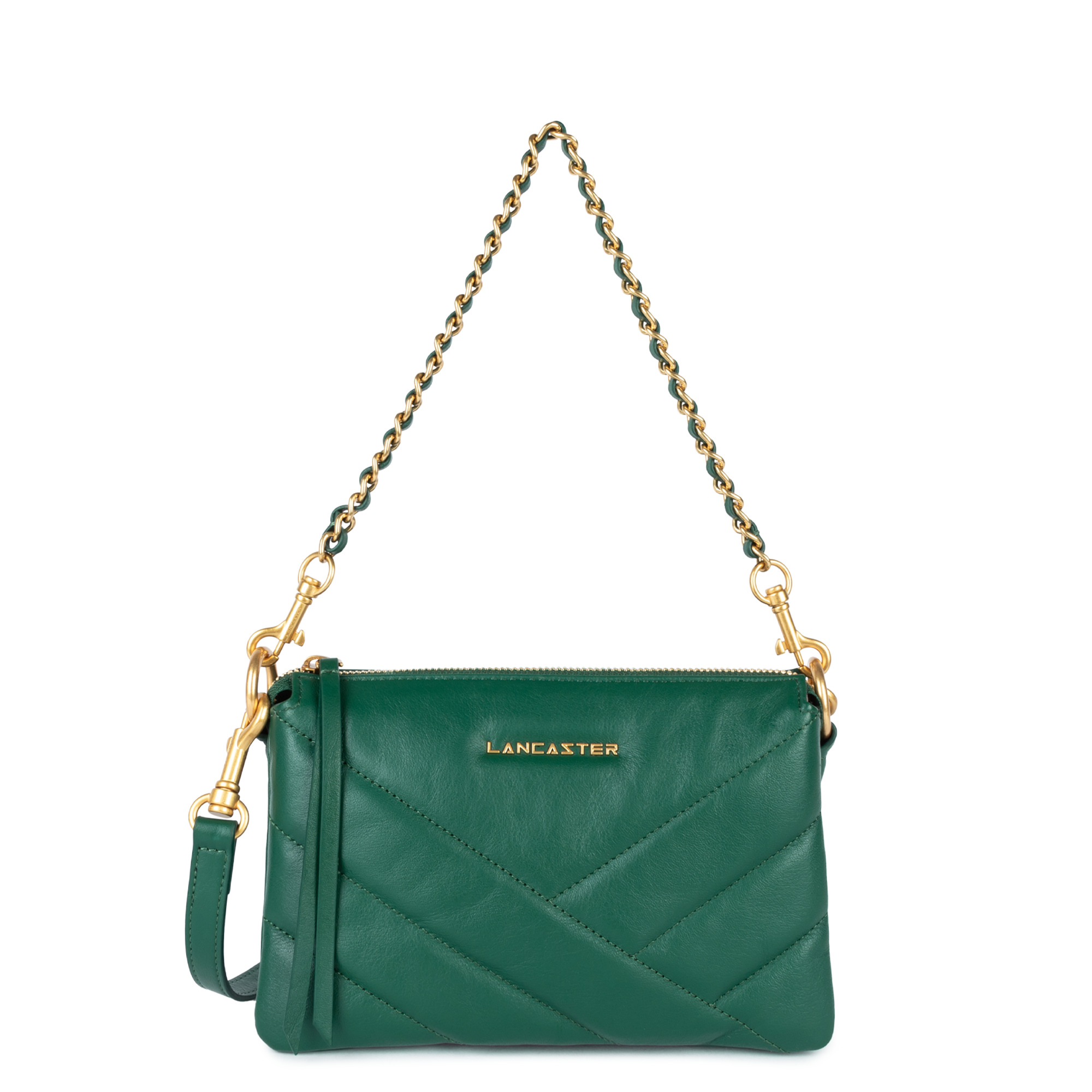 Pochette zippé S soft matelassé