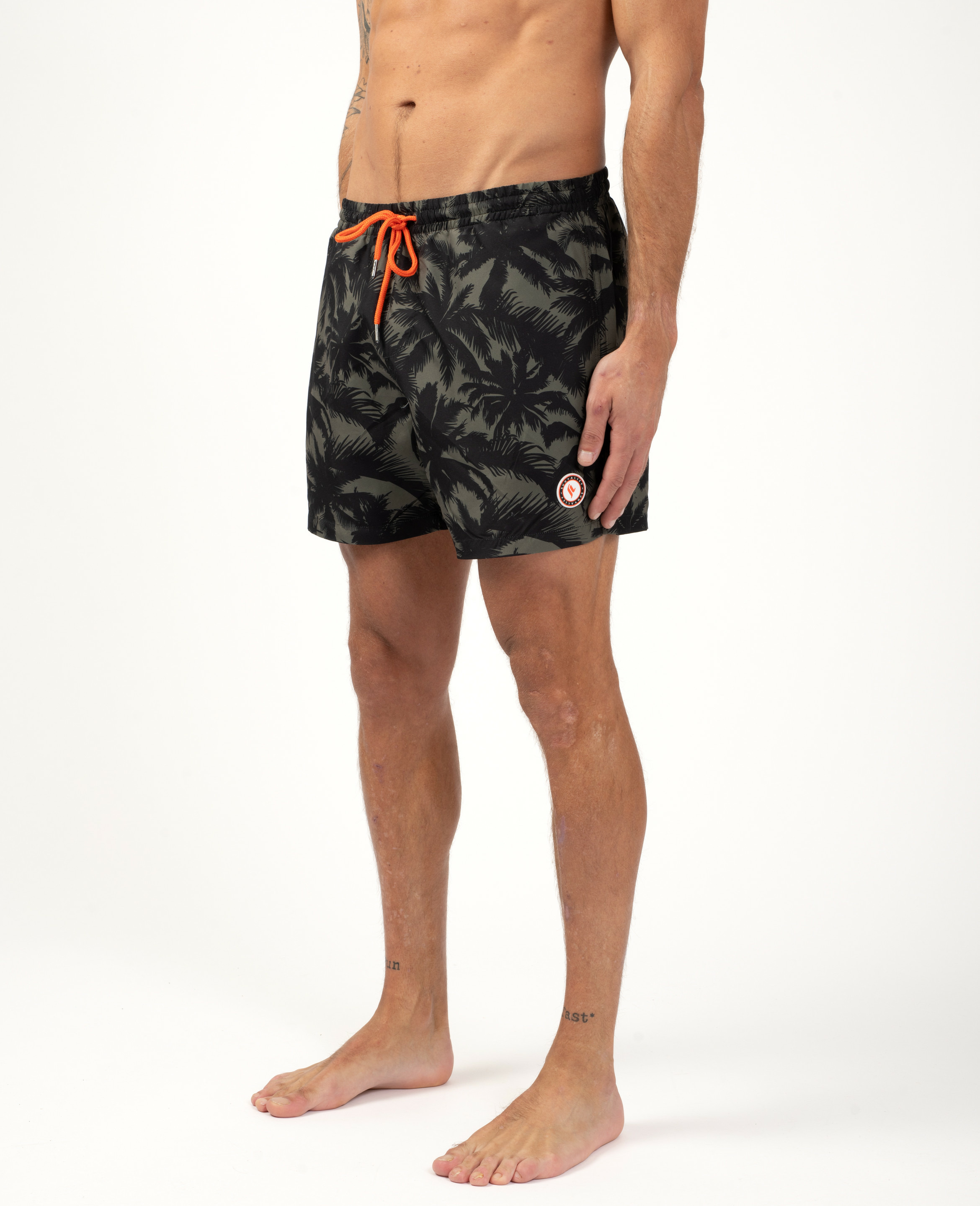 Short de bain imprimé taille élastique