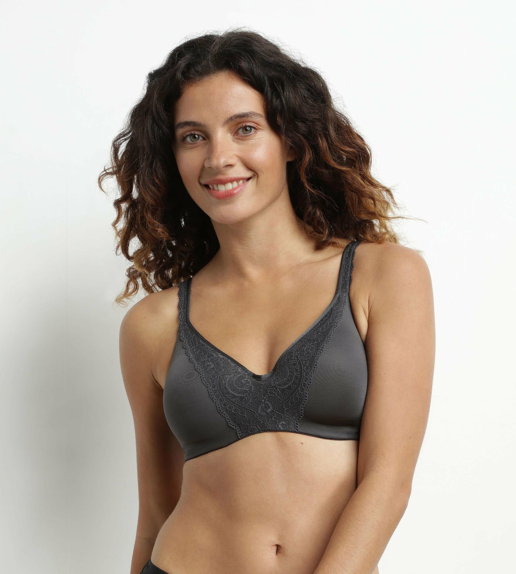 Soutien-gorge post-opératoire gris précieux de Dim