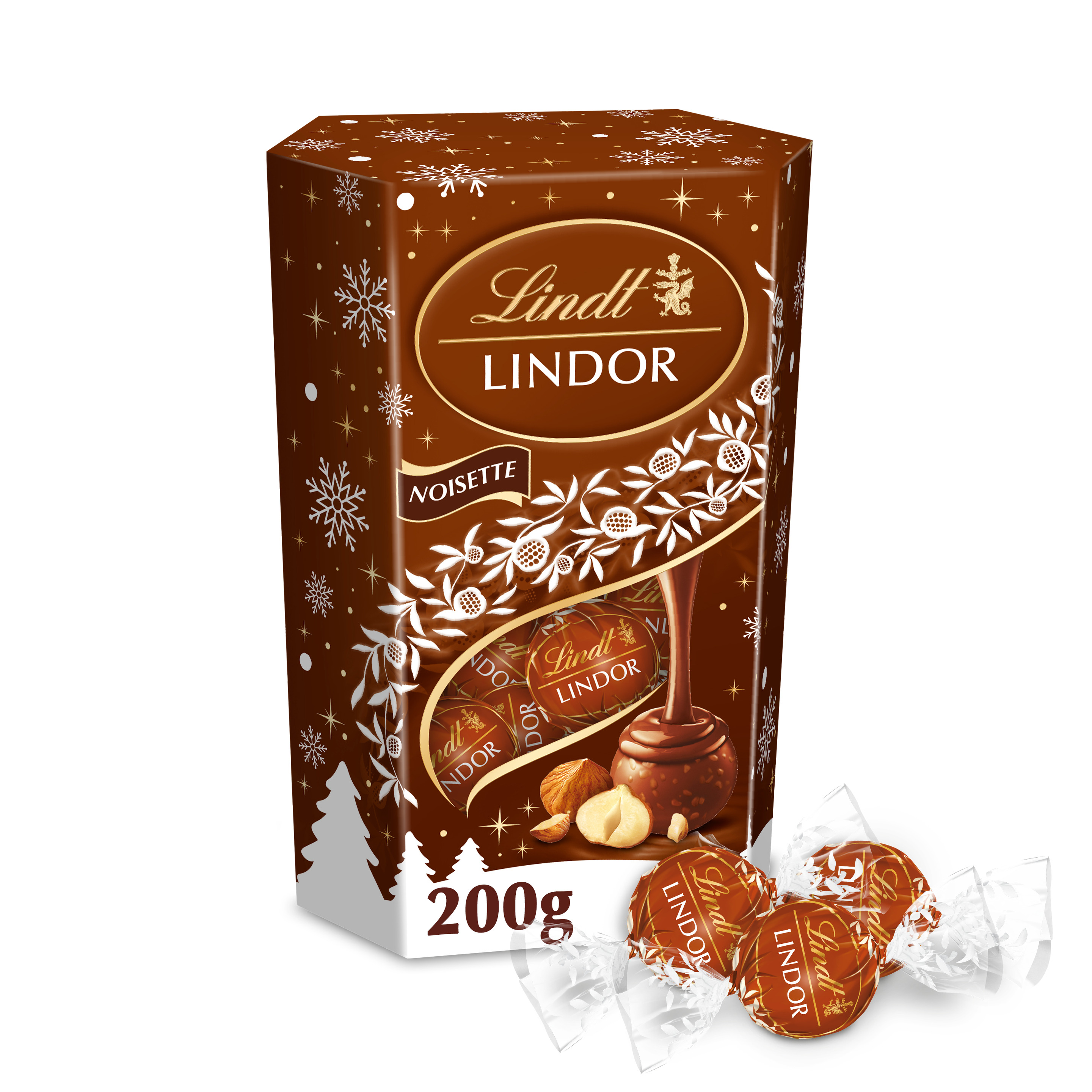 LINDOR CORNET NOISETTES 200G