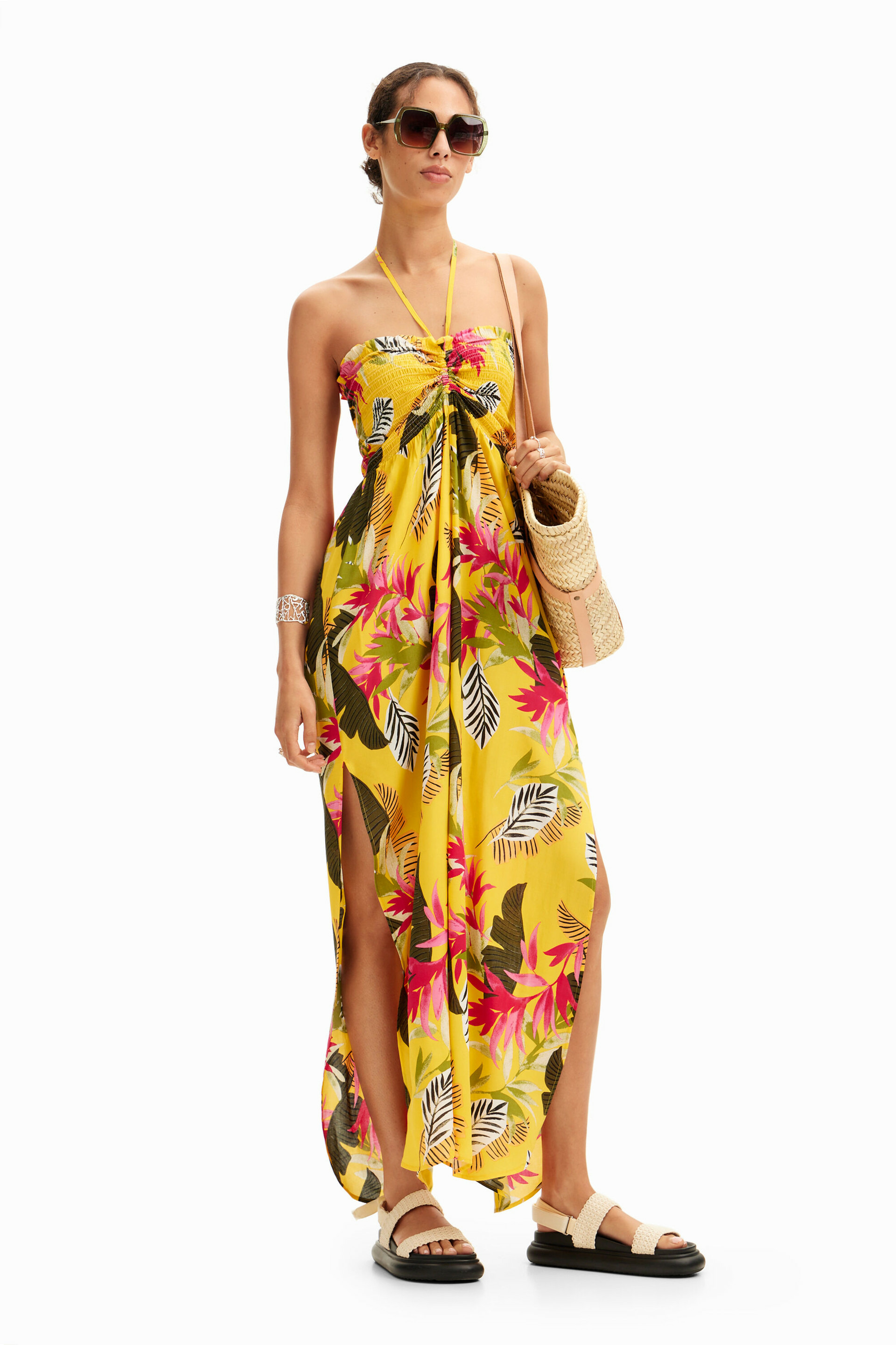 SWIM JUMPSUIT TROPICAL PARTY