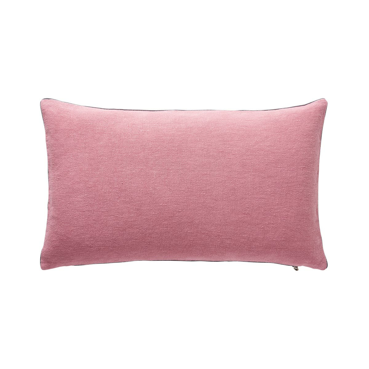 Yves Delorme - Housse de coussin en lin bleu, Pigment
