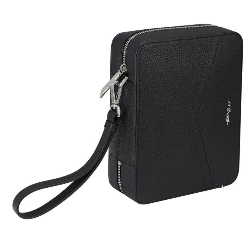 Pochette à Cigares Grainée Noire