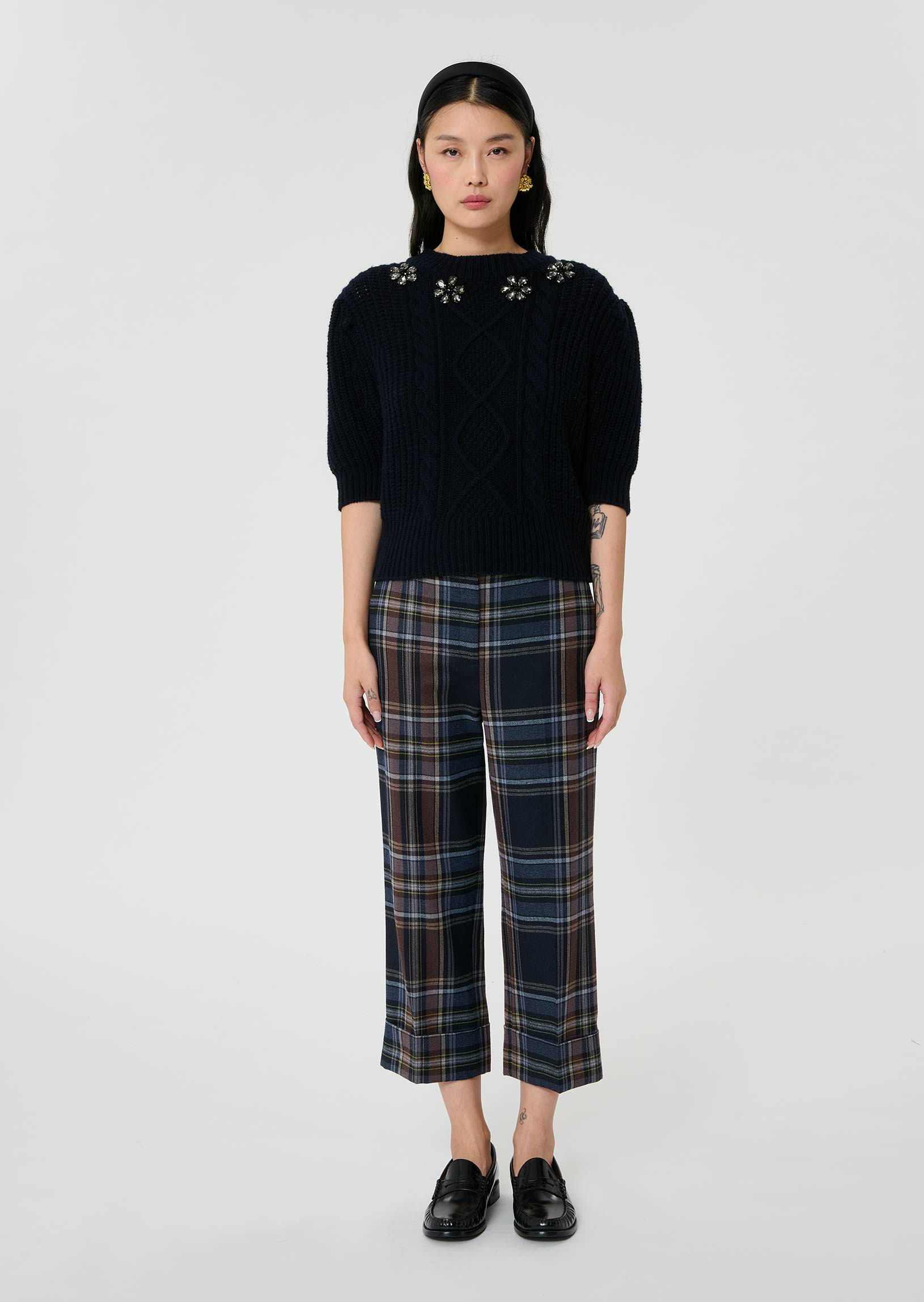 Pull Psyche-Nuit en Laine Merinos