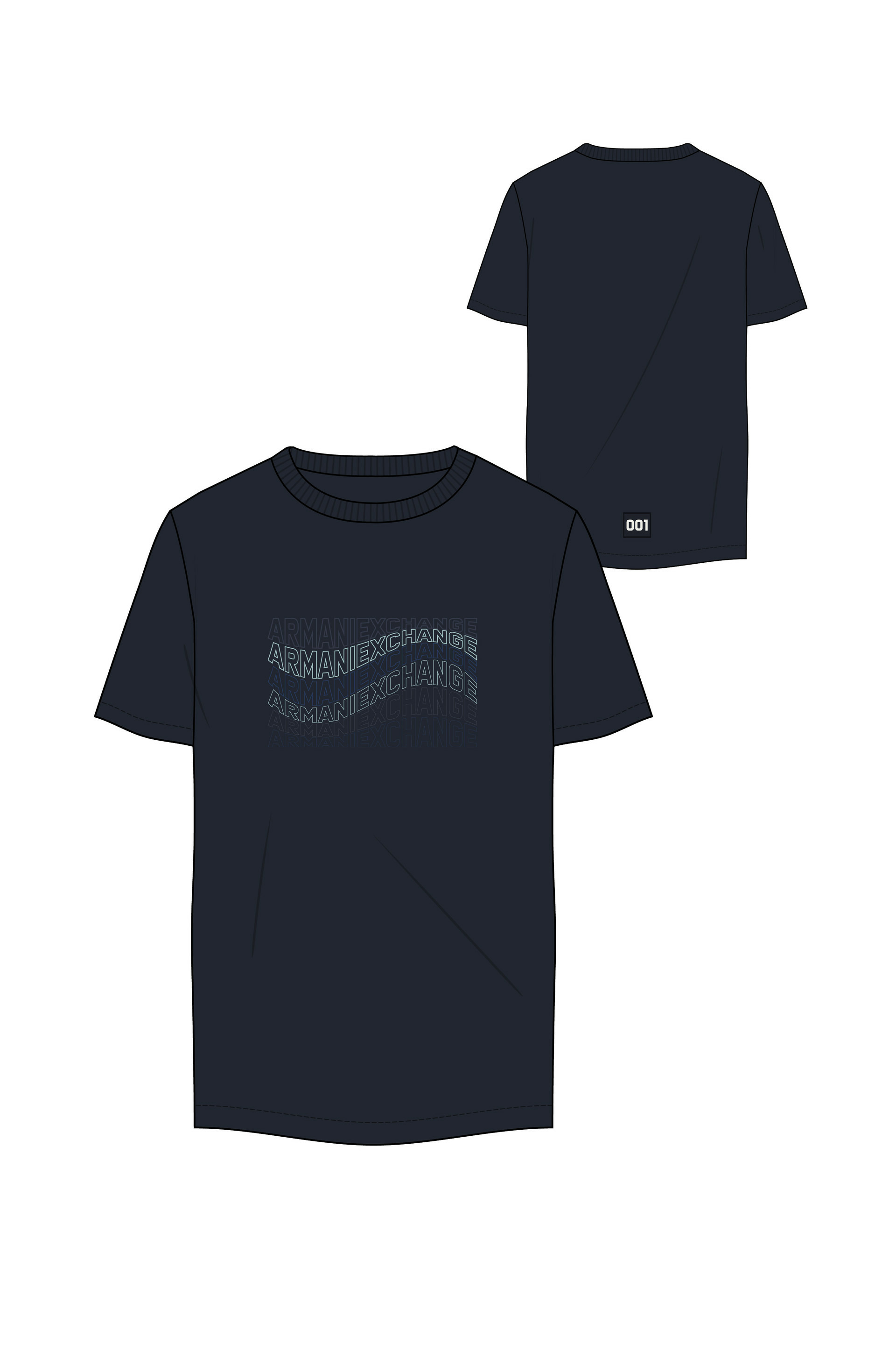 T-Shirt - Bleu Marine Profond