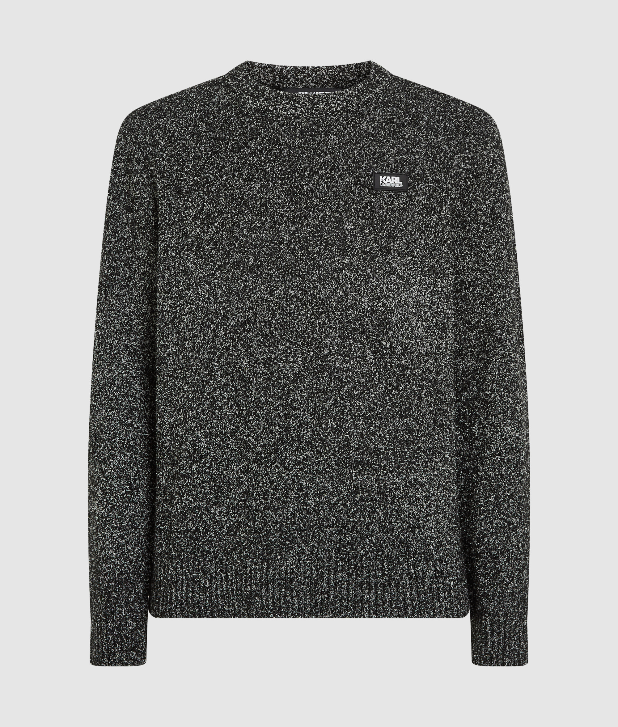 STACK PATCH MELANGE SWEATER