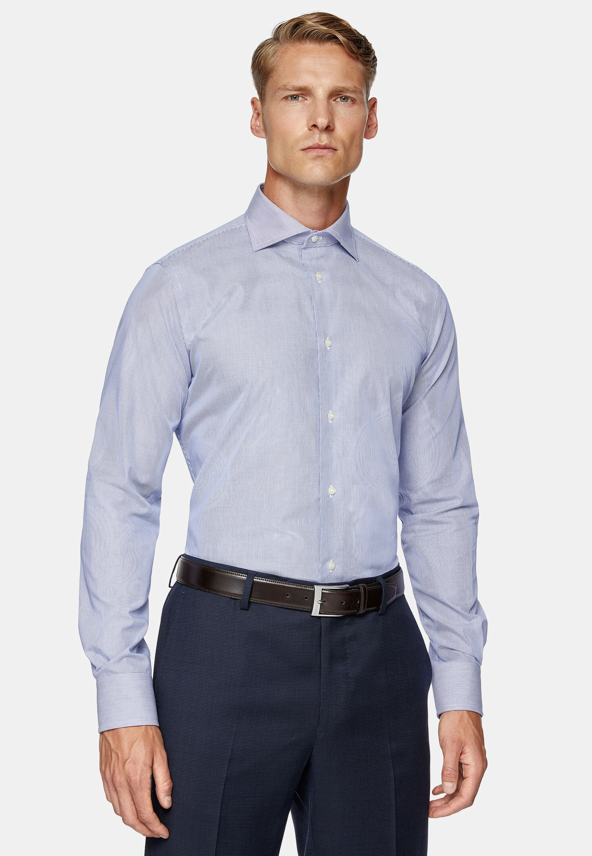 Chemise en Coton Pinpoint Regular Fit