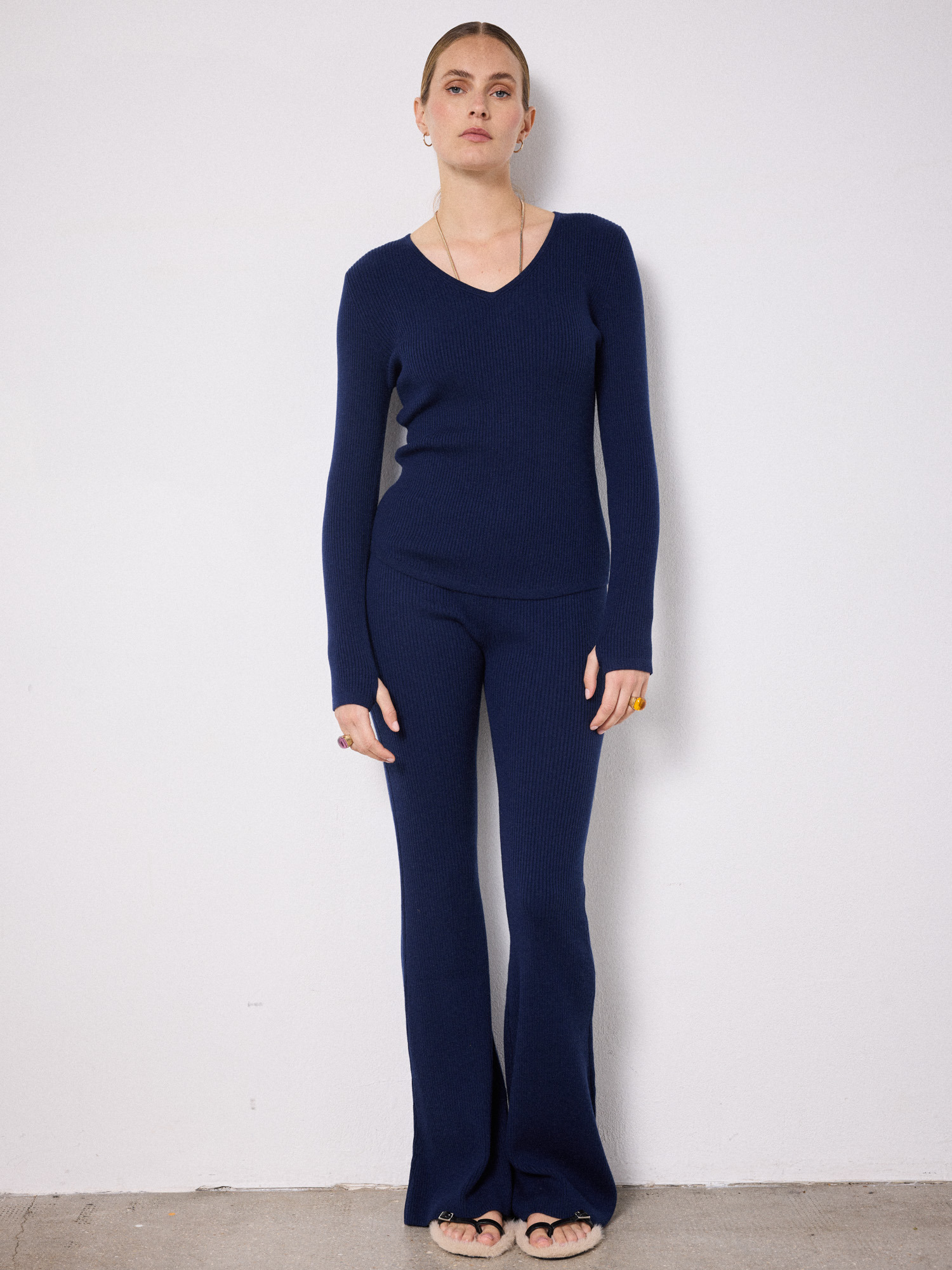 Pantalon laine Renée MARINE