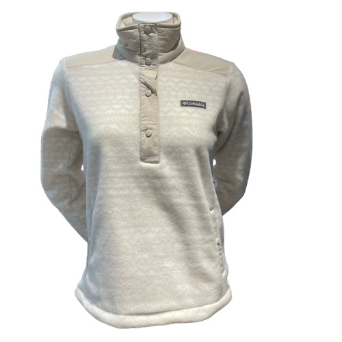 W Sawyer Rapids FS Printed Half Snap Blanc