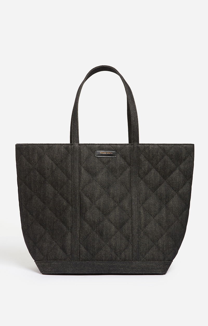 Cabas XL En Coton Matelassé Porté Main