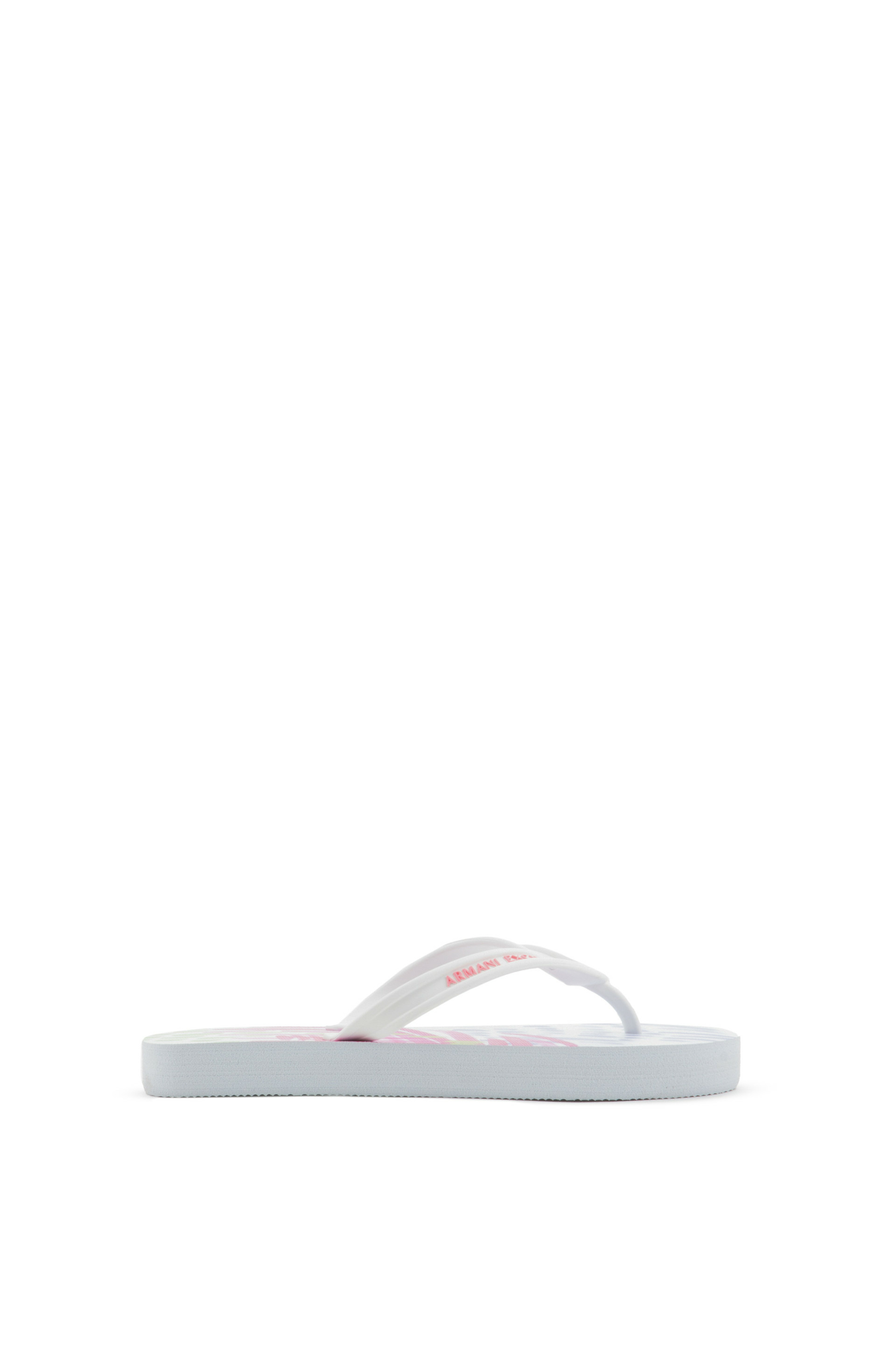 Flip slop rubber+pri-op.wht+allover fiore