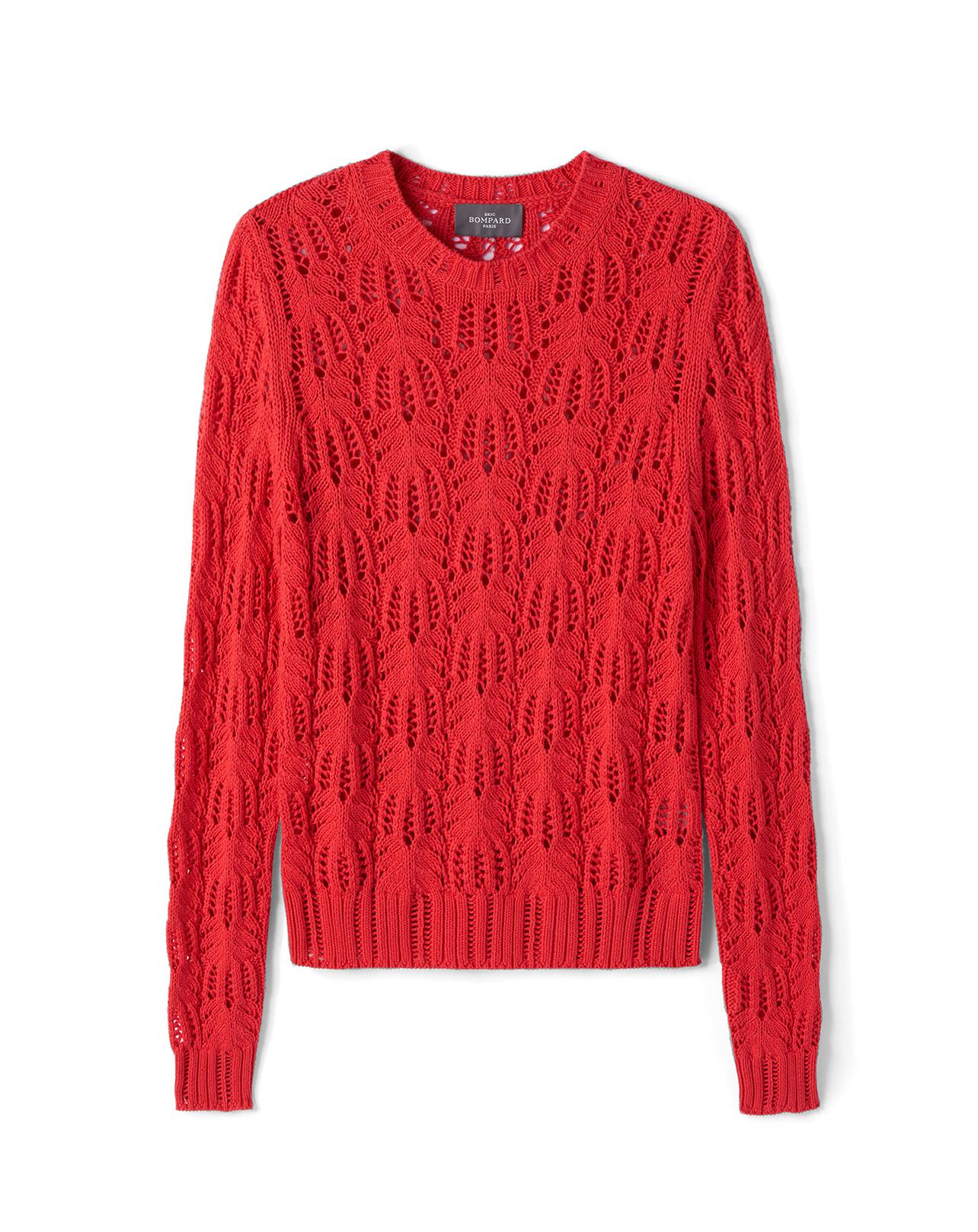 Pull col rond pointelle - Femme - FETE FORAINE